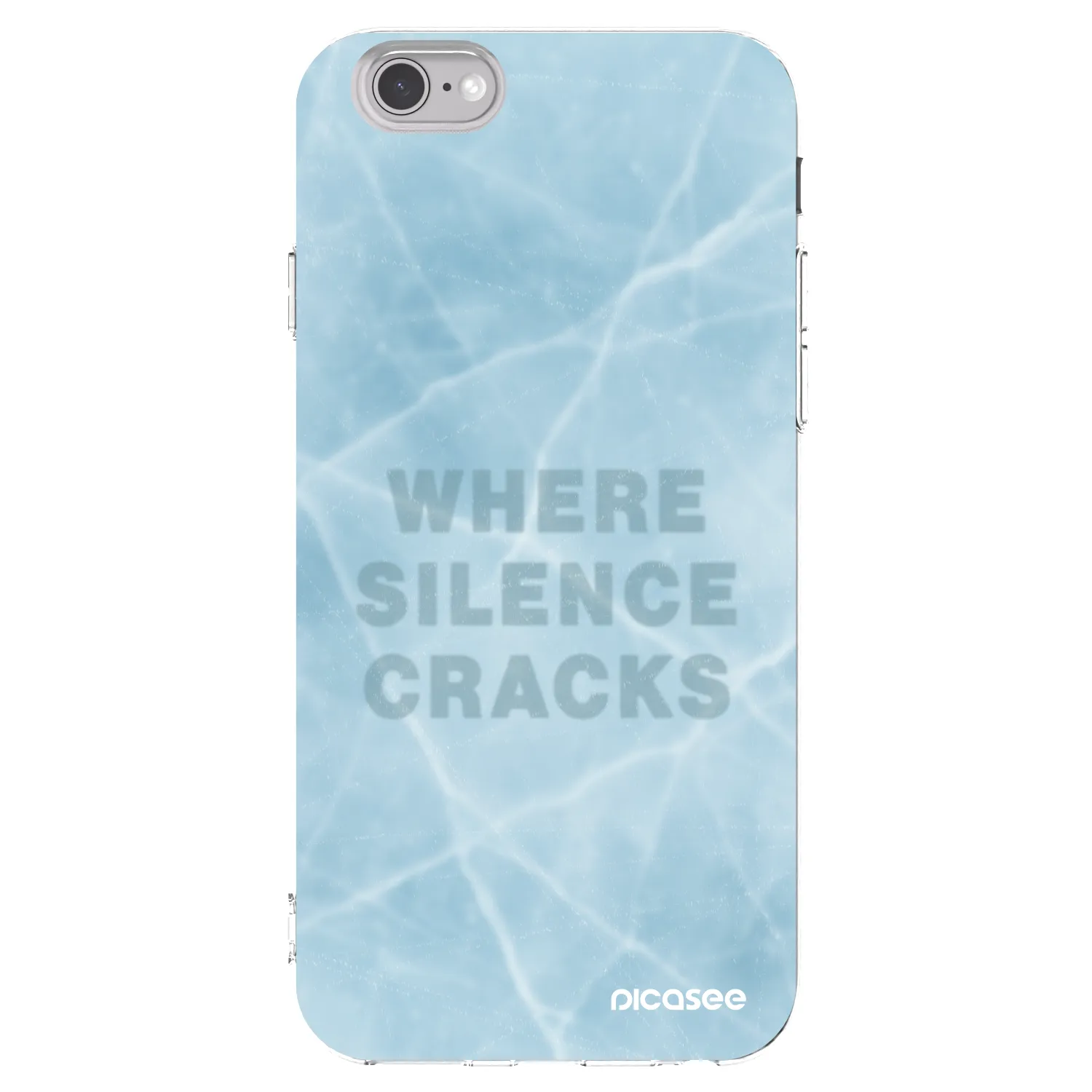 Picasee silikonski prozorni ovitek za Apple iPhone 6/6S - SILENCE