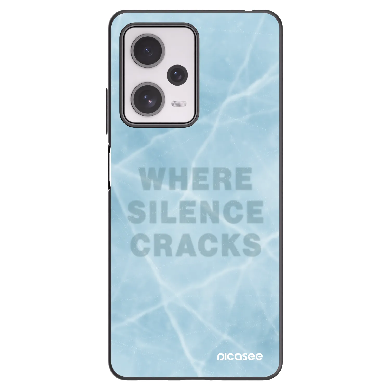 Picasee silikonski črni ovitek za Xiaomi Redmi Note 12 Pro+ 5G - SILENCE