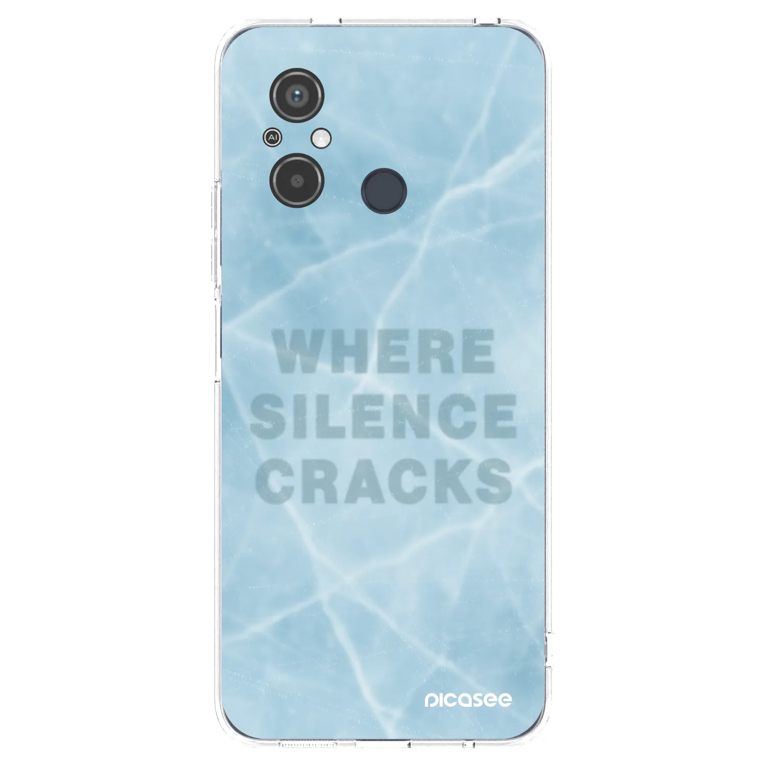 Picasee silikonski prozorni ovitek za Xiaomi Redmi 12C - SILENCE