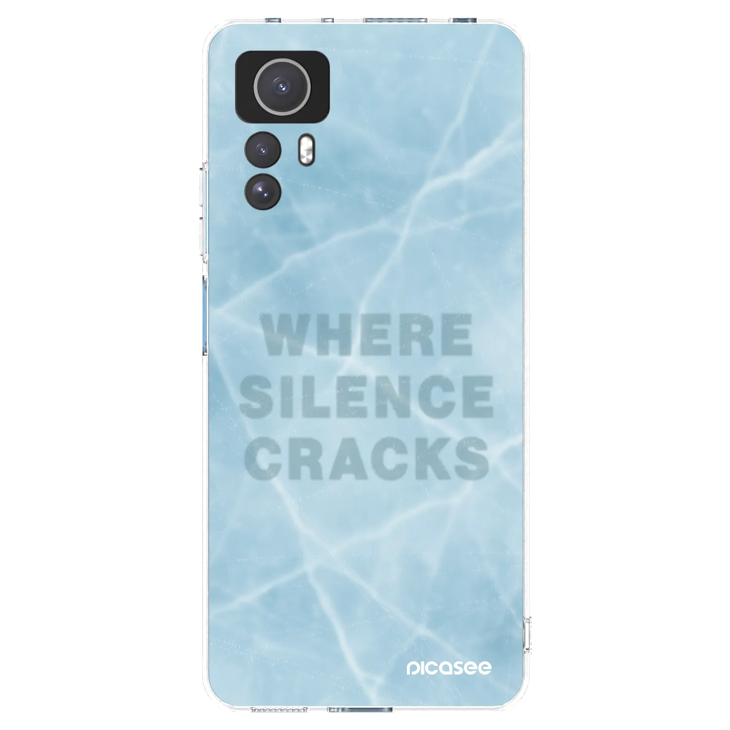 Picasee silikonski prozorni ovitek za Xiaomi Redmi Note 12S - SILENCE