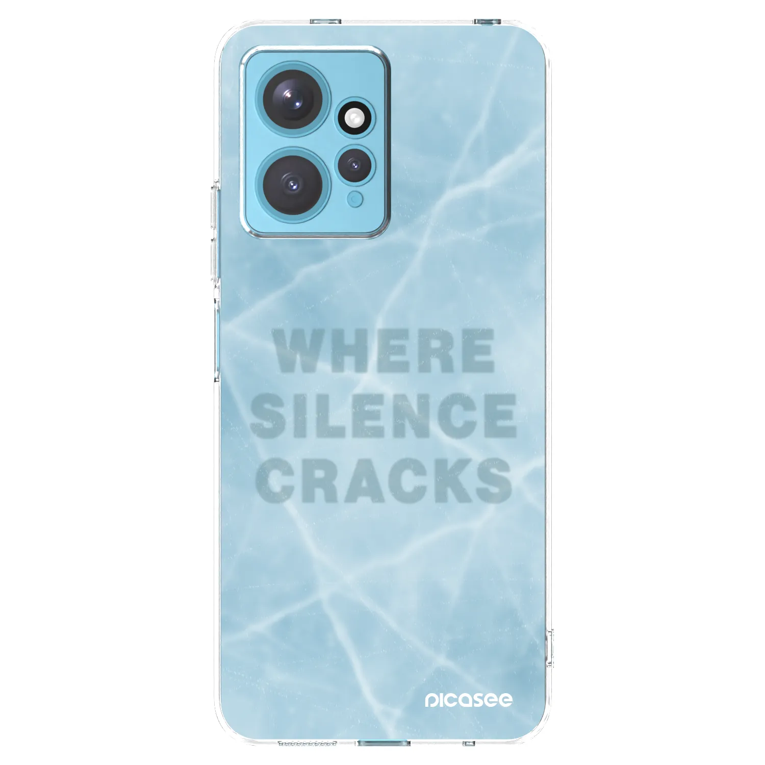 Picasee silikonski prozorni ovitek za Xiaomi Redmi Note 12 4G - SILENCE