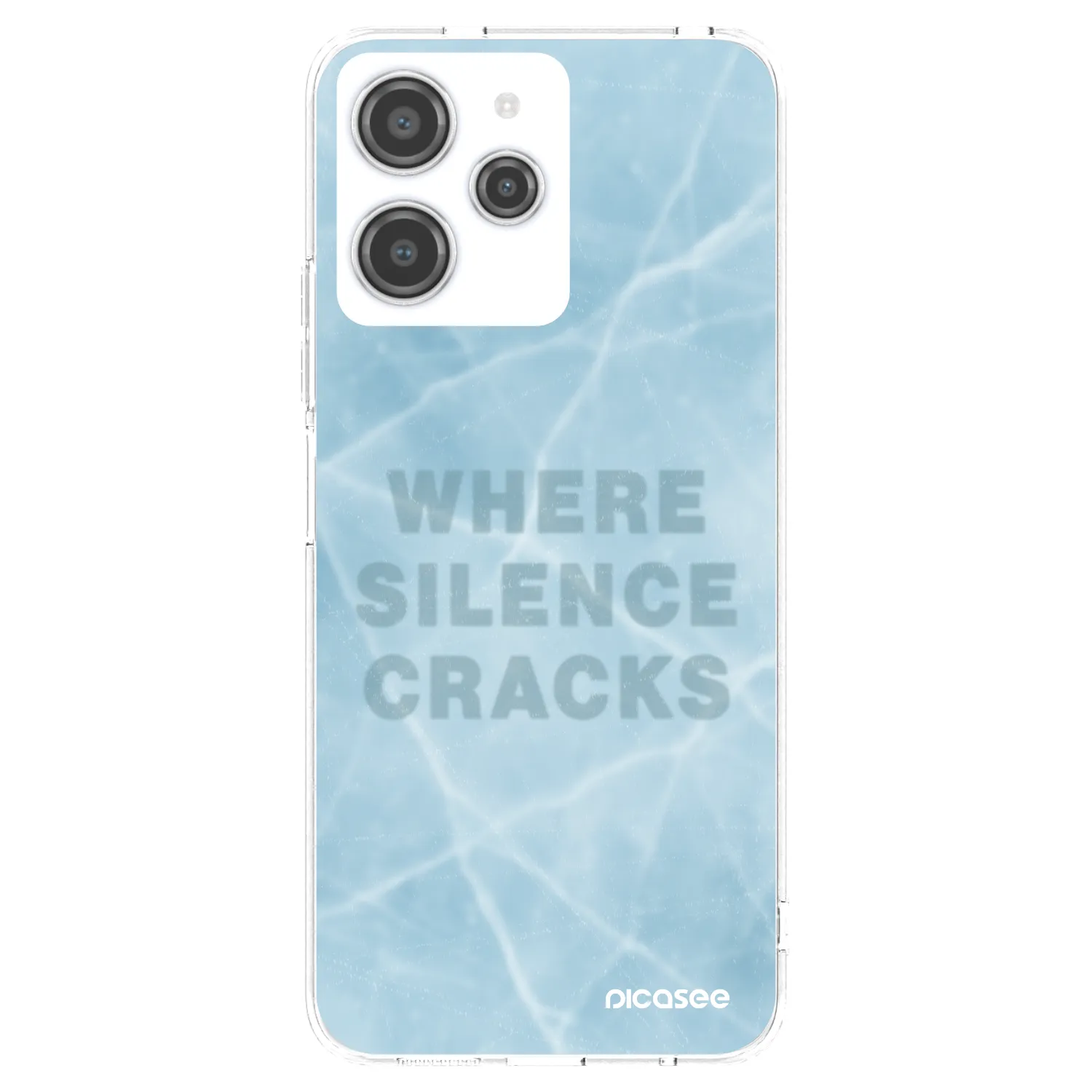 Picasee silikonski prozorni ovitek za Xiaomi Redmi 12 4G - SILENCE