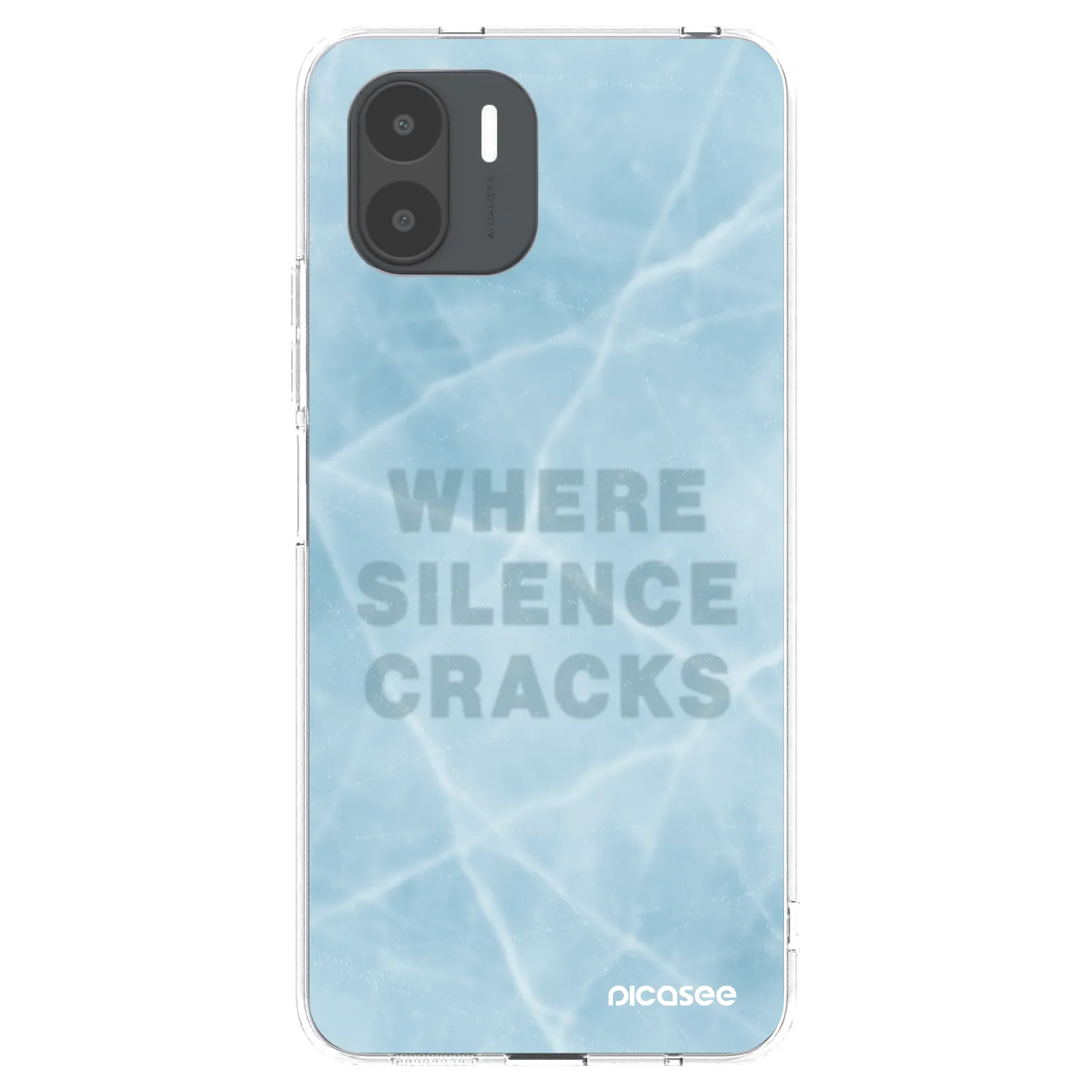 Picasee silikonski prozorni ovitek za Xiaomi Redmi A2 - SILENCE