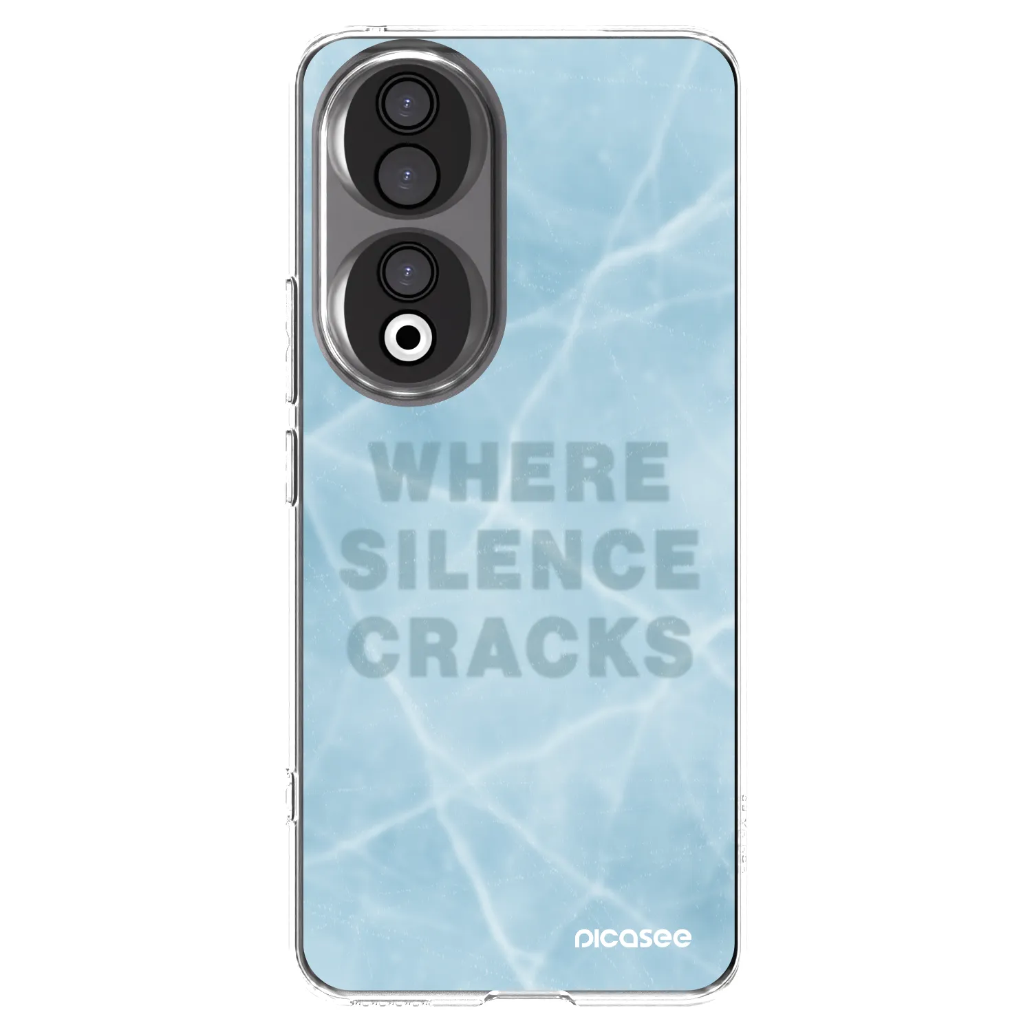 Picasee silikonski prozorni ovitek za Honor 90 5G - SILENCE