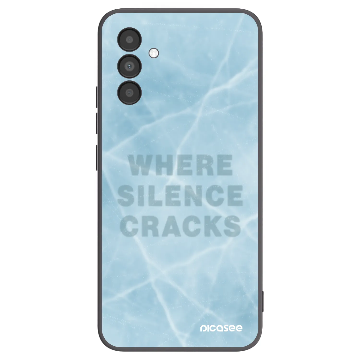 Picasee silikonski črni ovitek za Samsung Galaxy A04s A047F - SILENCE