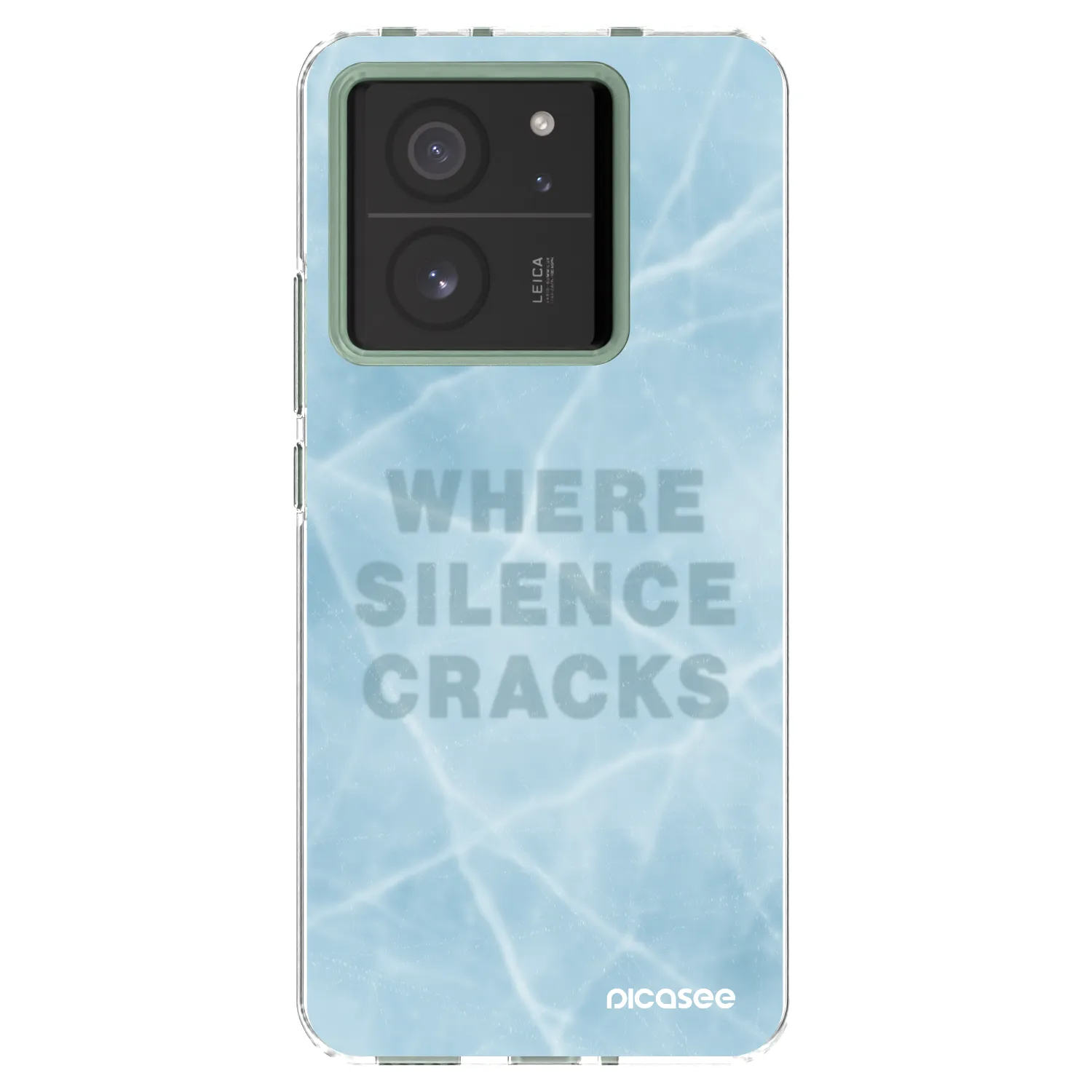 Picasee silikonski prozorni ovitek za Xiaomi 13T Pro - SILENCE