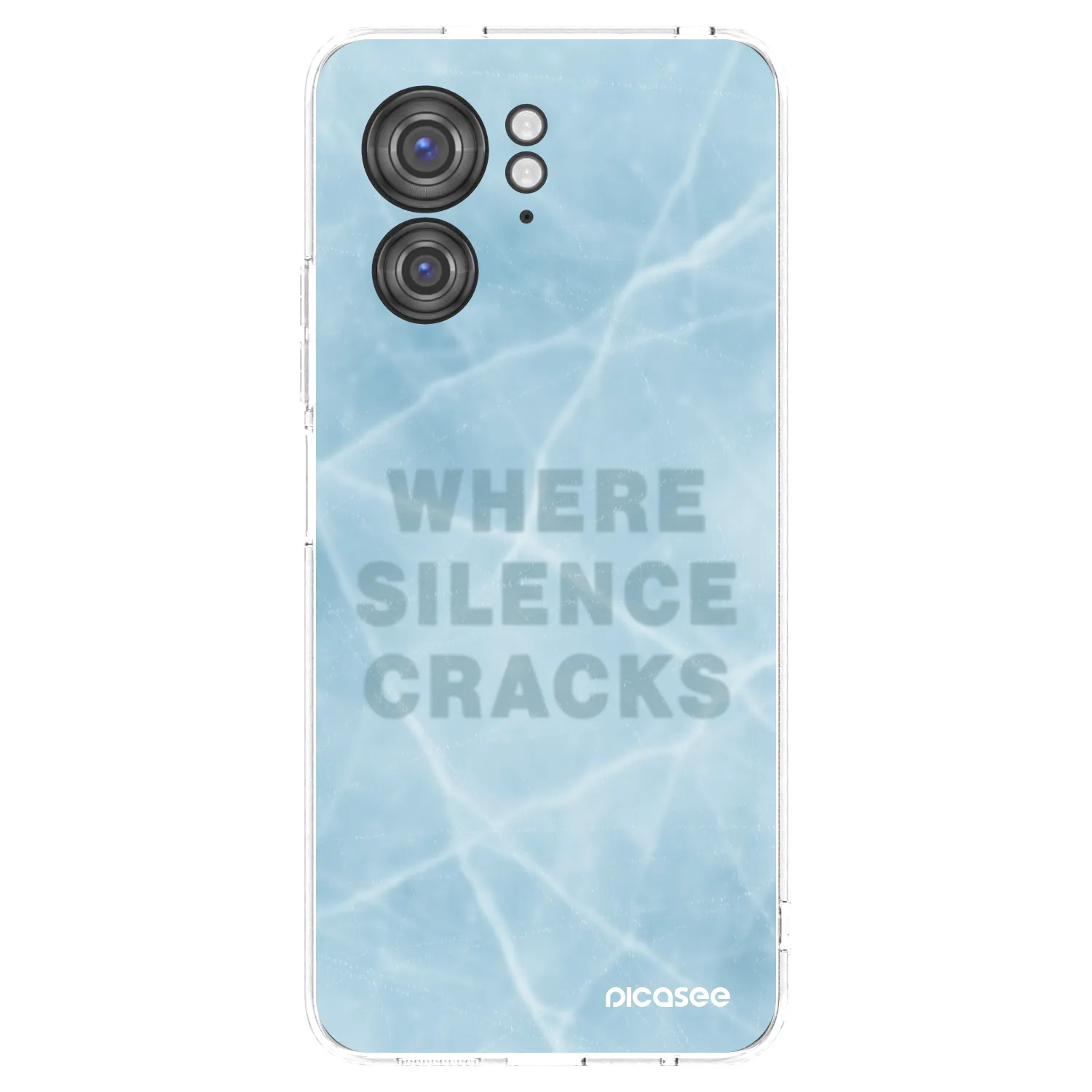 Picasee silikonski prozorni ovitek za Motorola Edge 40 - SILENCE