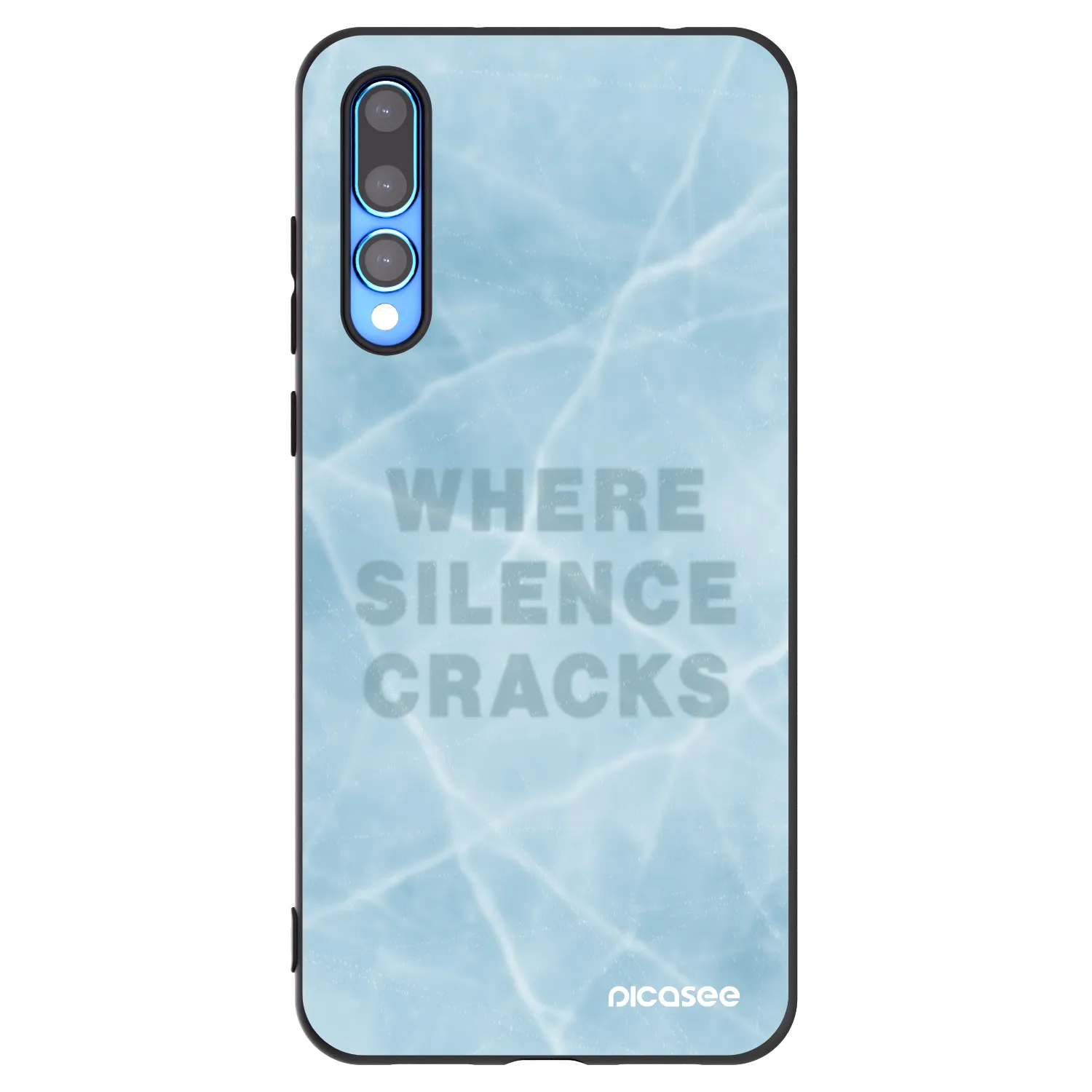 Picasee silikonski črni ovitek za Huawei P20 Pro - SILENCE