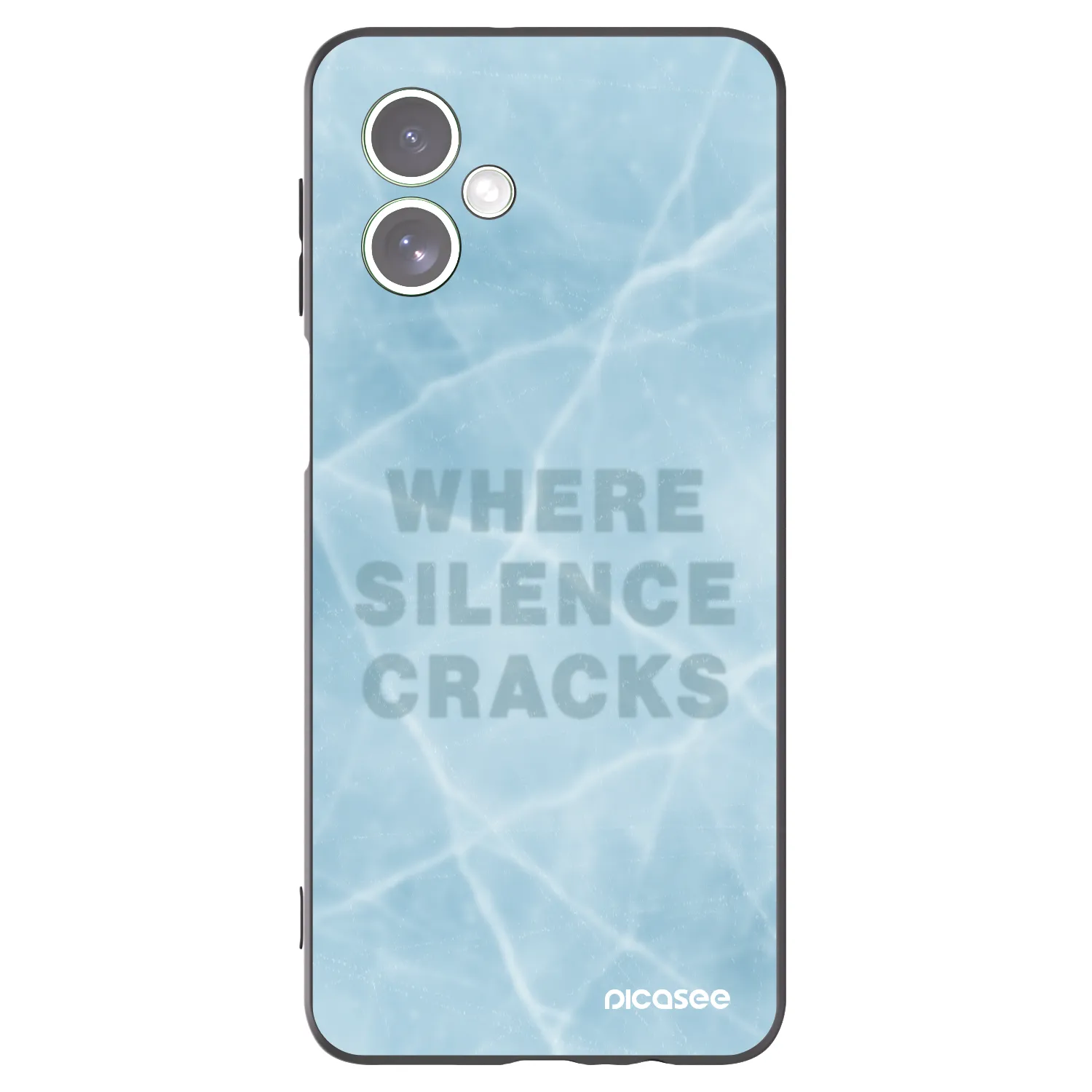Picasee silikonski črni ovitek za Motorola Moto G54 5G - SILENCE