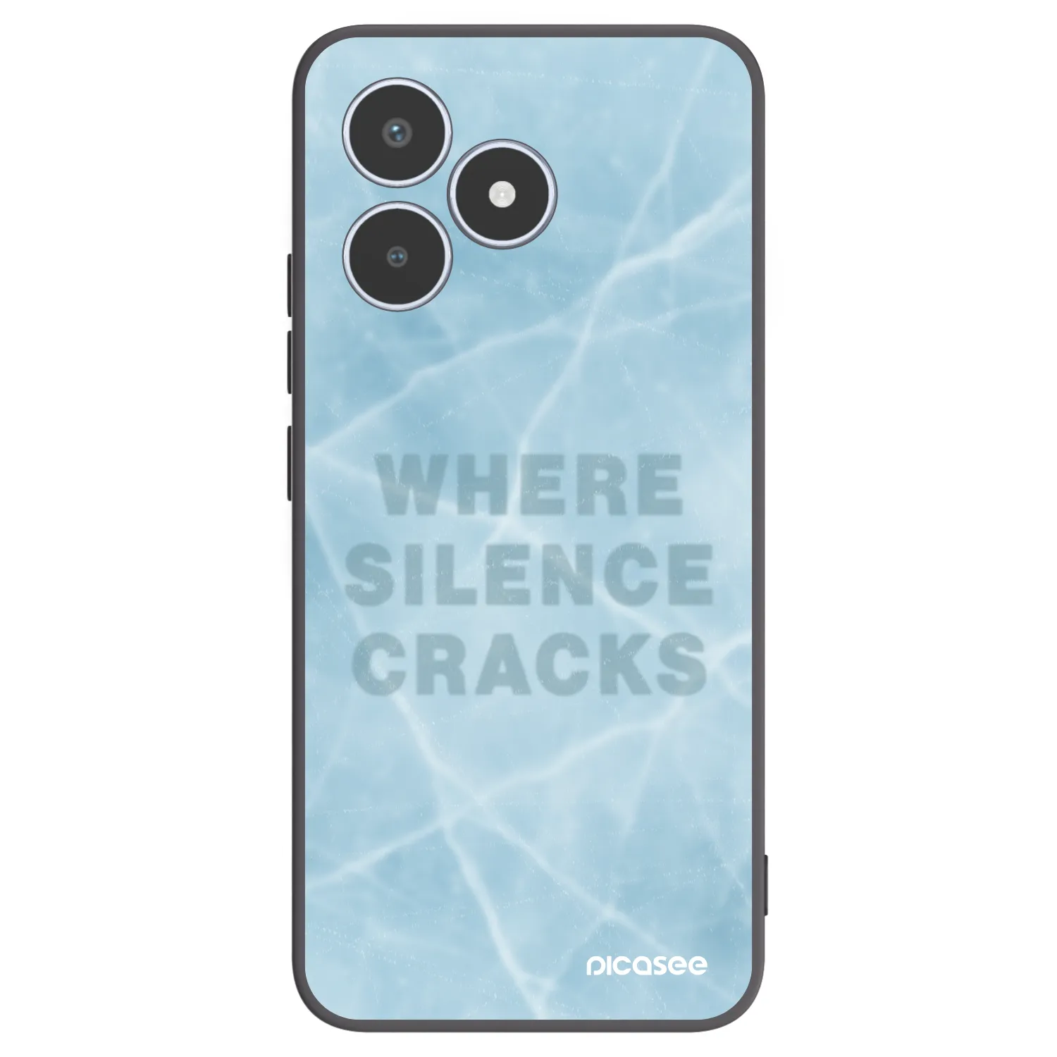 Picasee silikonski črni ovitek za Realme C53 - SILENCE