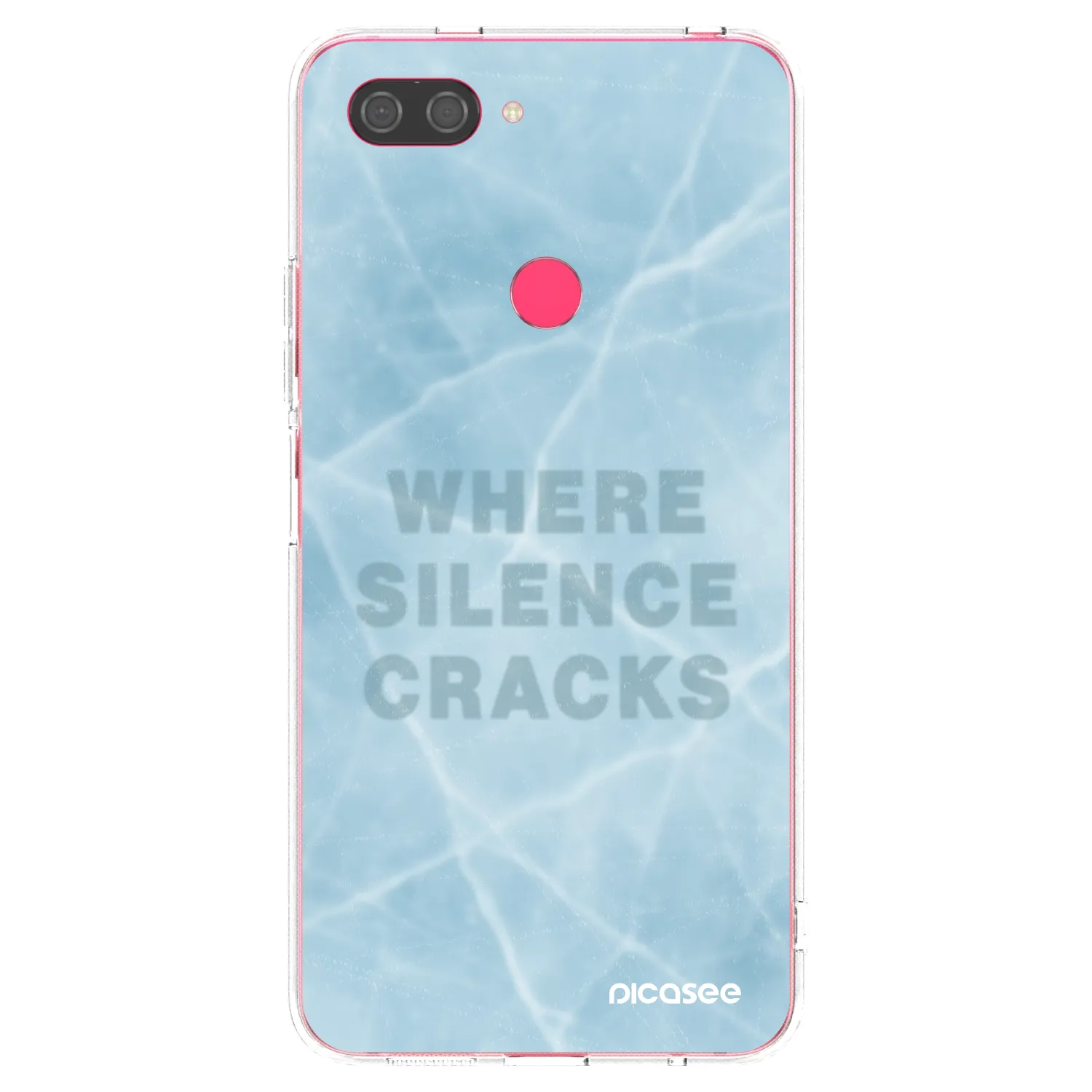 Picasee silikonski prozorni ovitek za Xiaomi Mi 8 Lite - SILENCE
