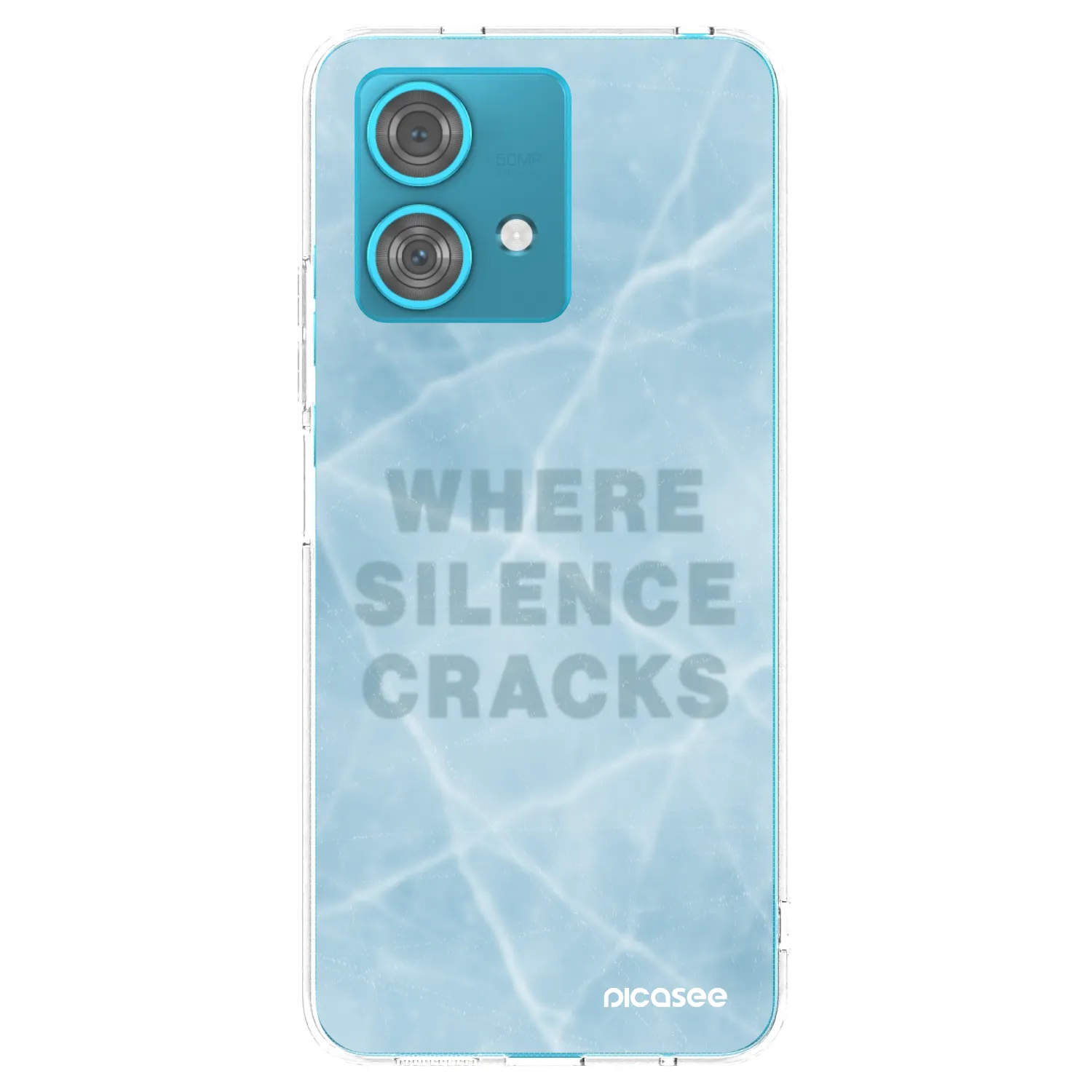 Picasee silikonski prozorni ovitek za Motorola Edge 40 Neo - SILENCE