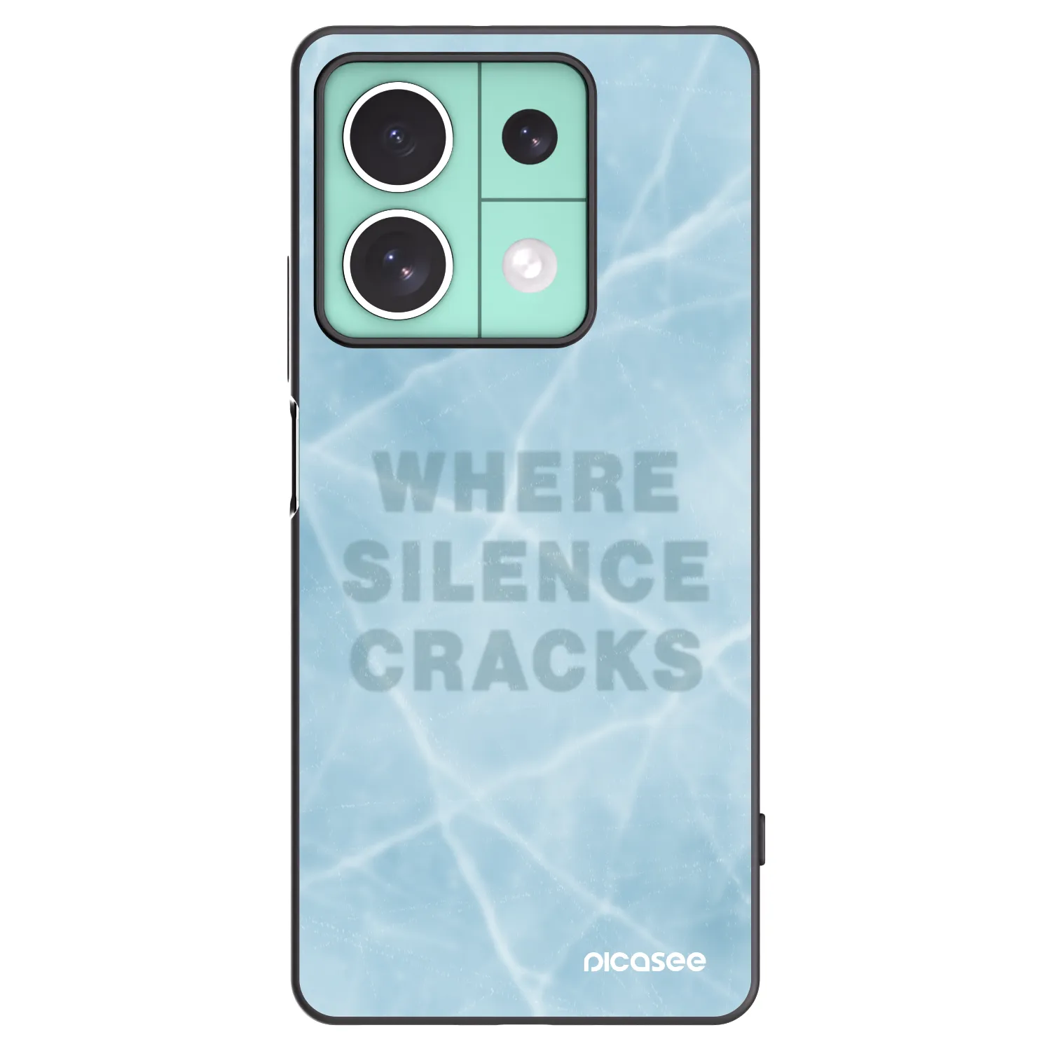 Picasee silikonski črni ovitek za Xiaomi Redmi Note 13 5G - SILENCE