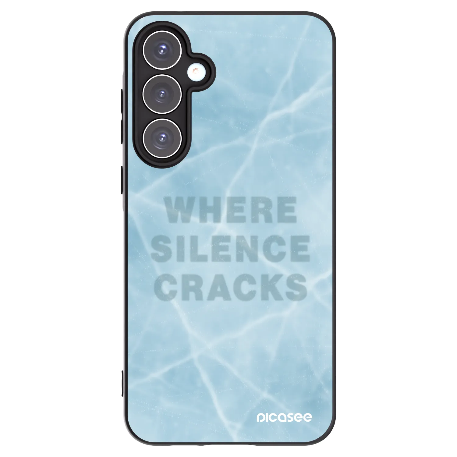 Picasee silikonski črni ovitek za Samsung Galaxy A55 5G A556B - SILENCE