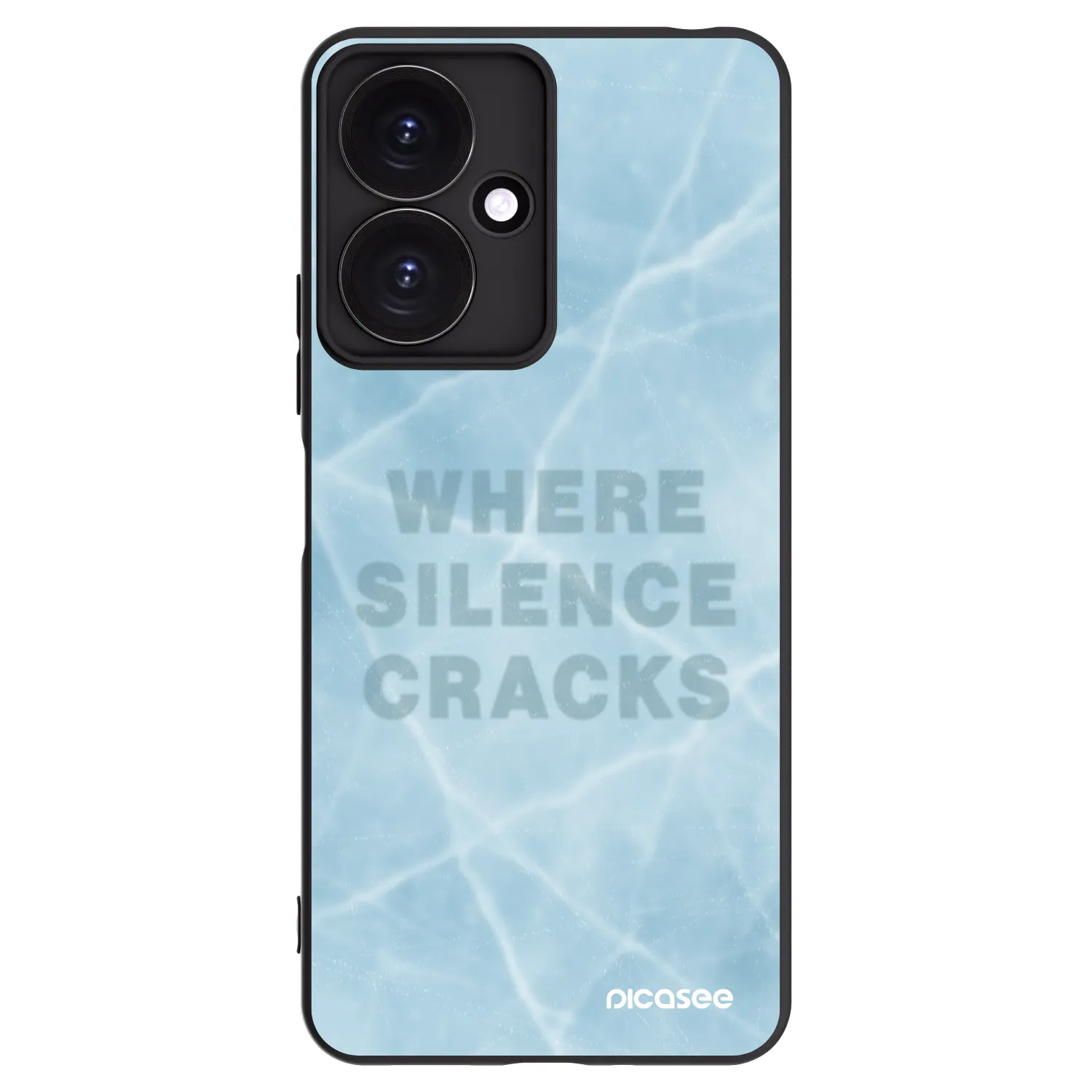 Picasee silikonski črni ovitek za Xiaomi Redmi 13C 5G - SILENCE