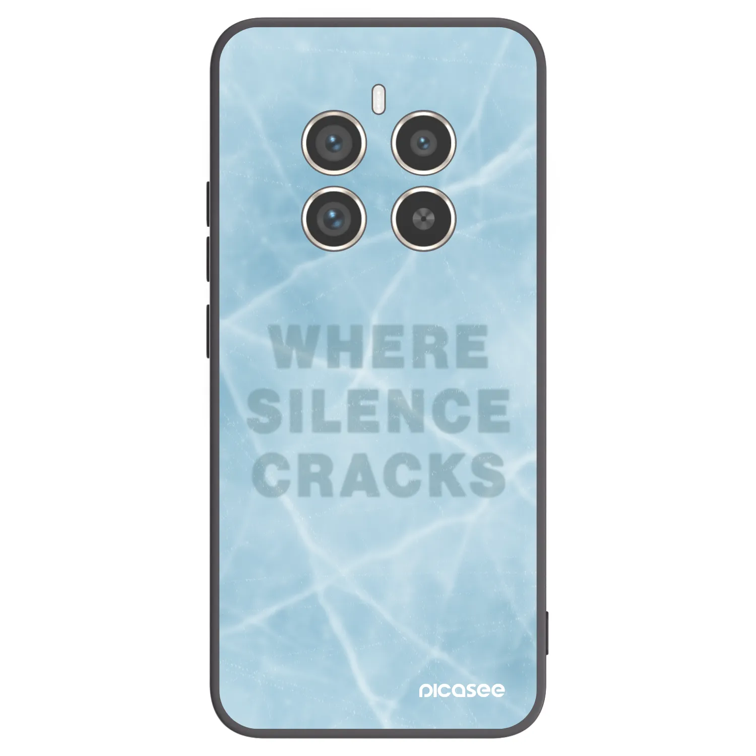 Picasee silikonski črni ovitek za Realme 12 Pro 5G - SILENCE