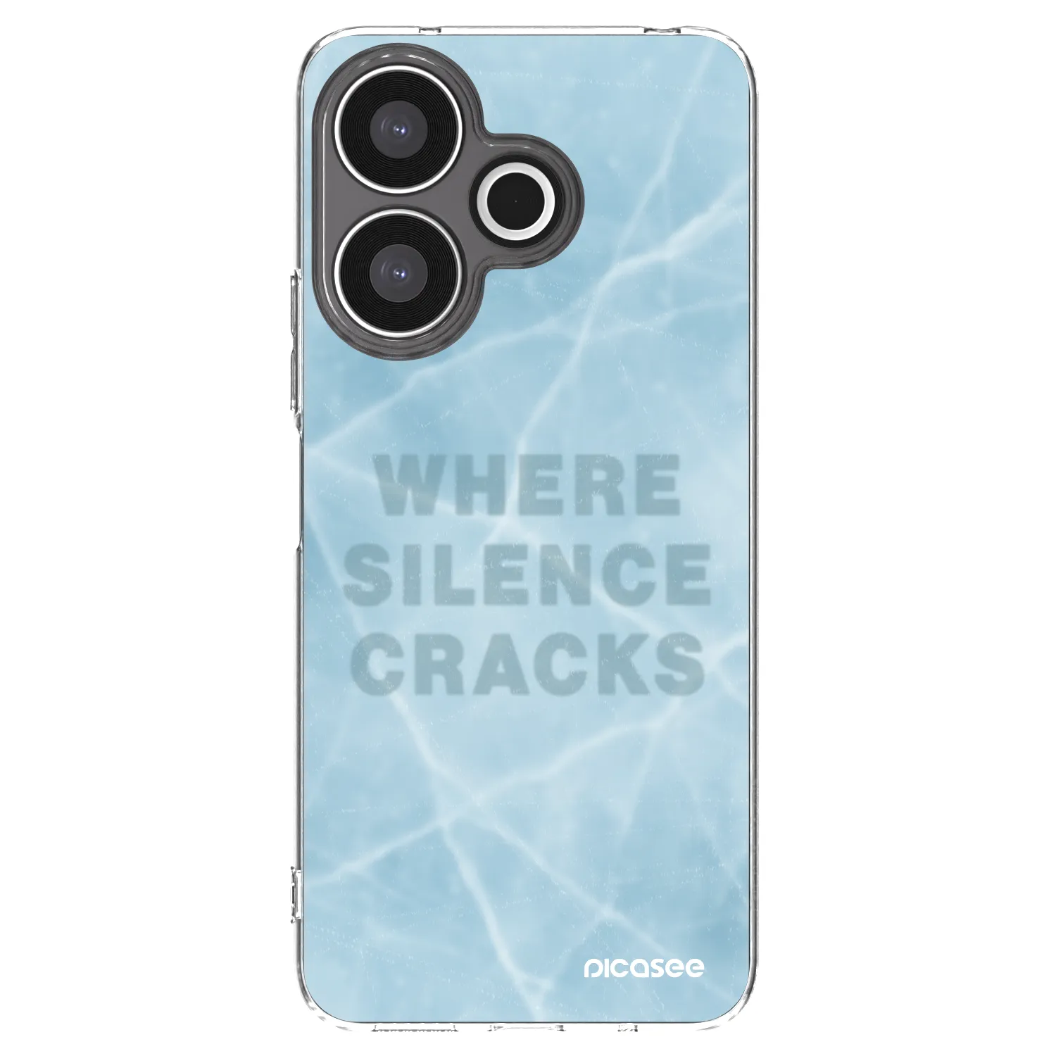 Picasee silikonski prozorni ovitek za Xiaomi Redmi 13 4G - SILENCE