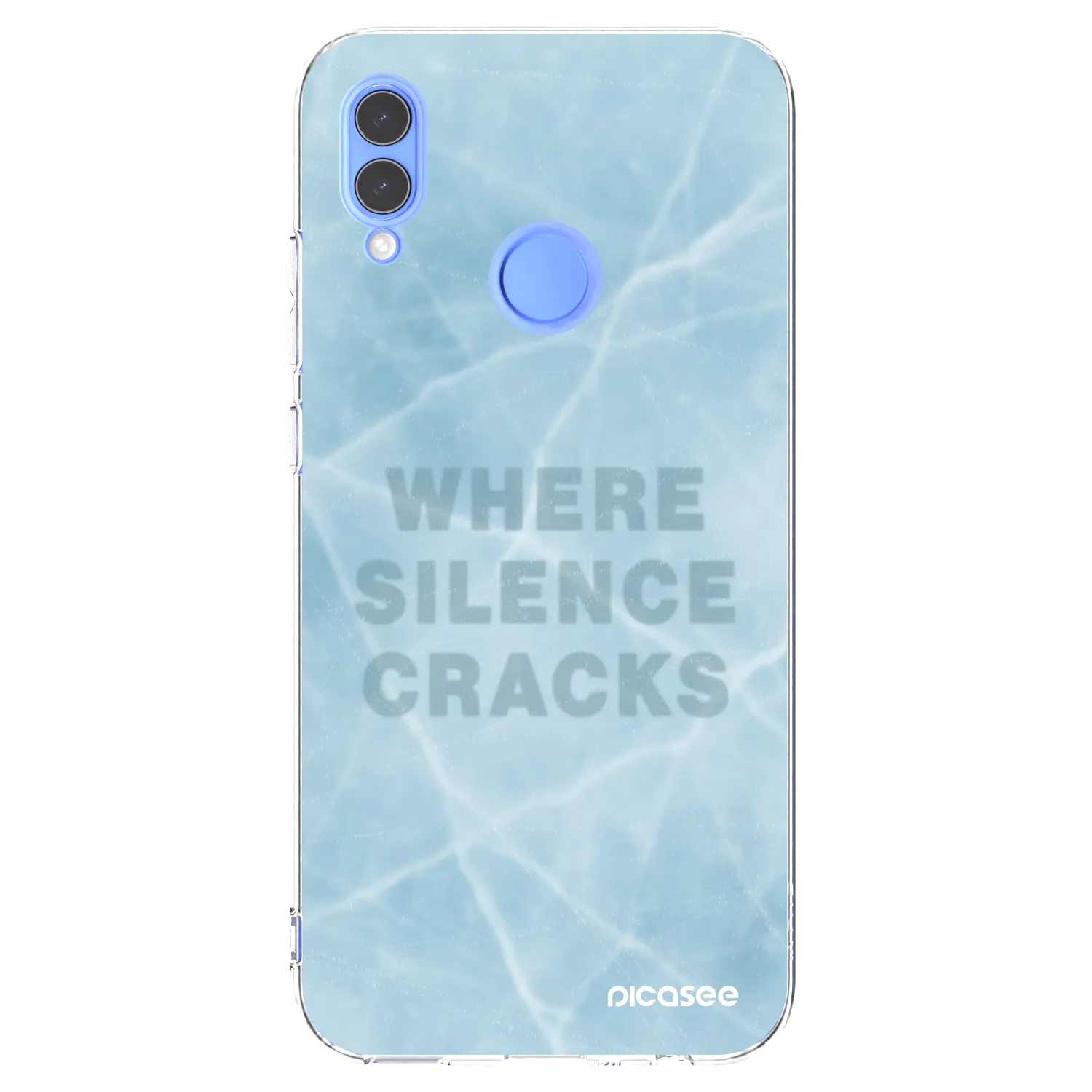 Picasee silikonski prozorni ovitek za Honor 10 Lite - SILENCE