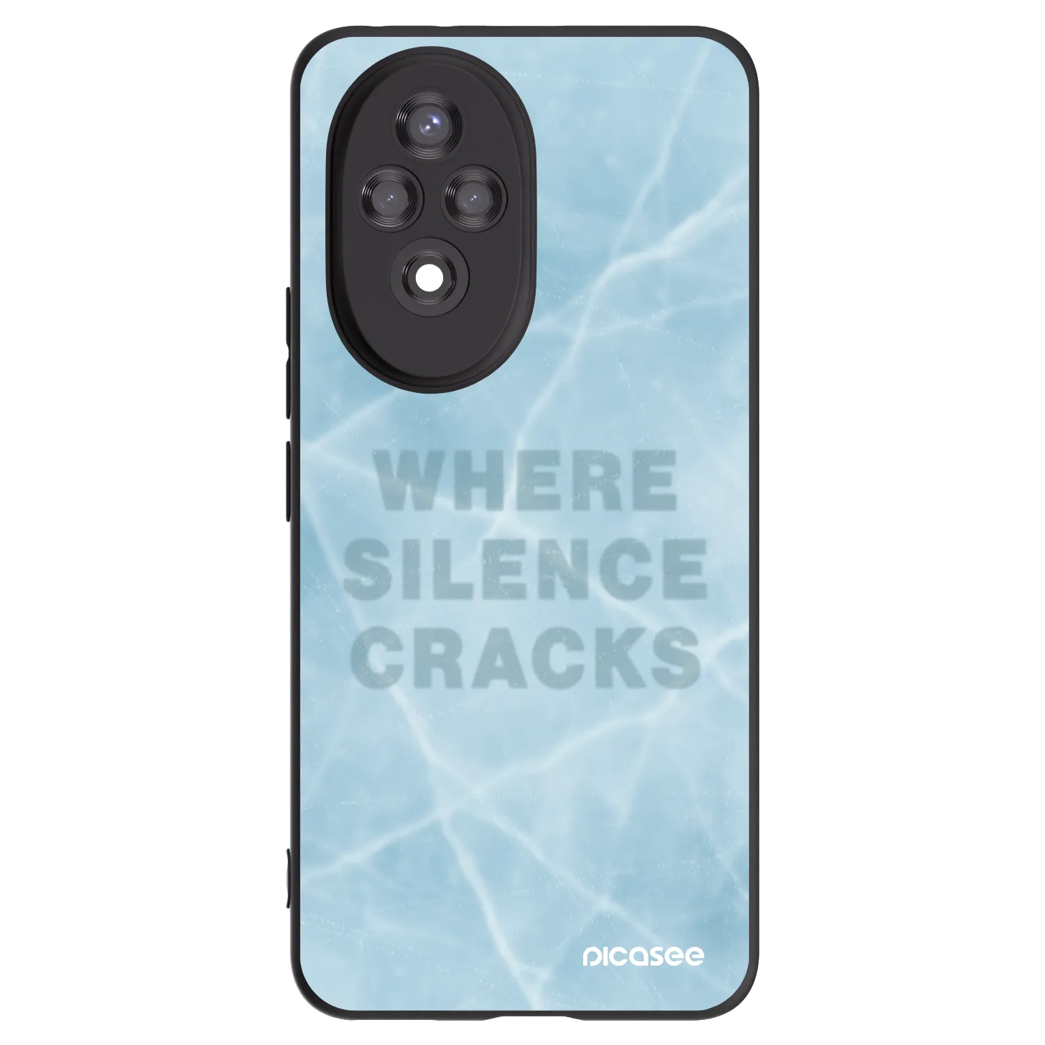 Picasee silikonski črni ovitek za Honor 200 Pro 5G - SILENCE