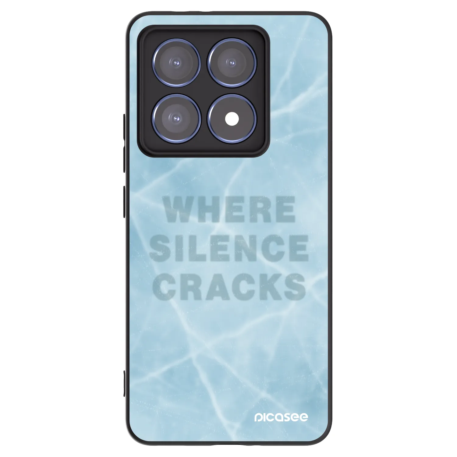 Picasee silikonski črni ovitek za Xiaomi 14T Pro - SILENCE