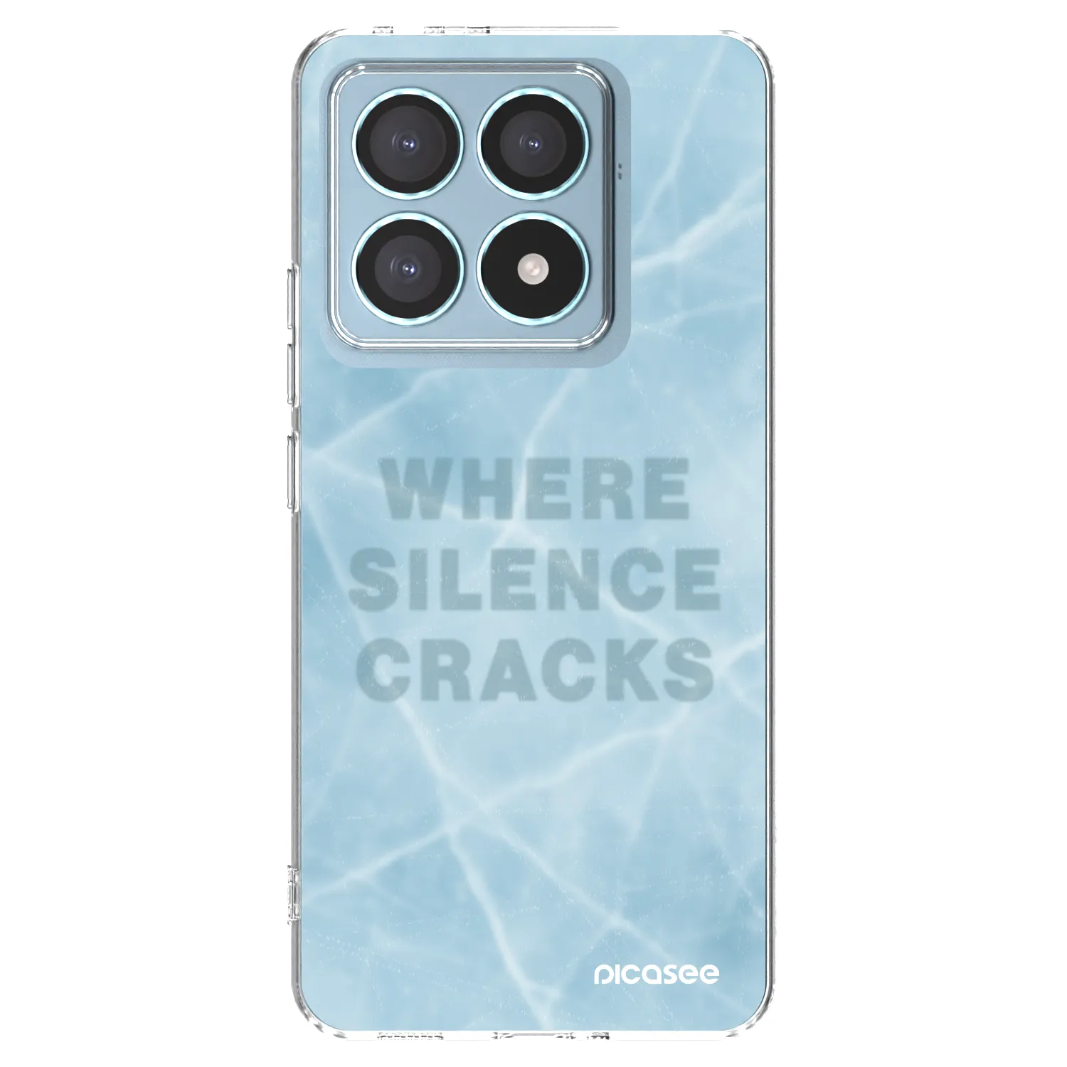 Picasee silikonski prozorni ovitek za Xiaomi 14T Pro - SILENCE