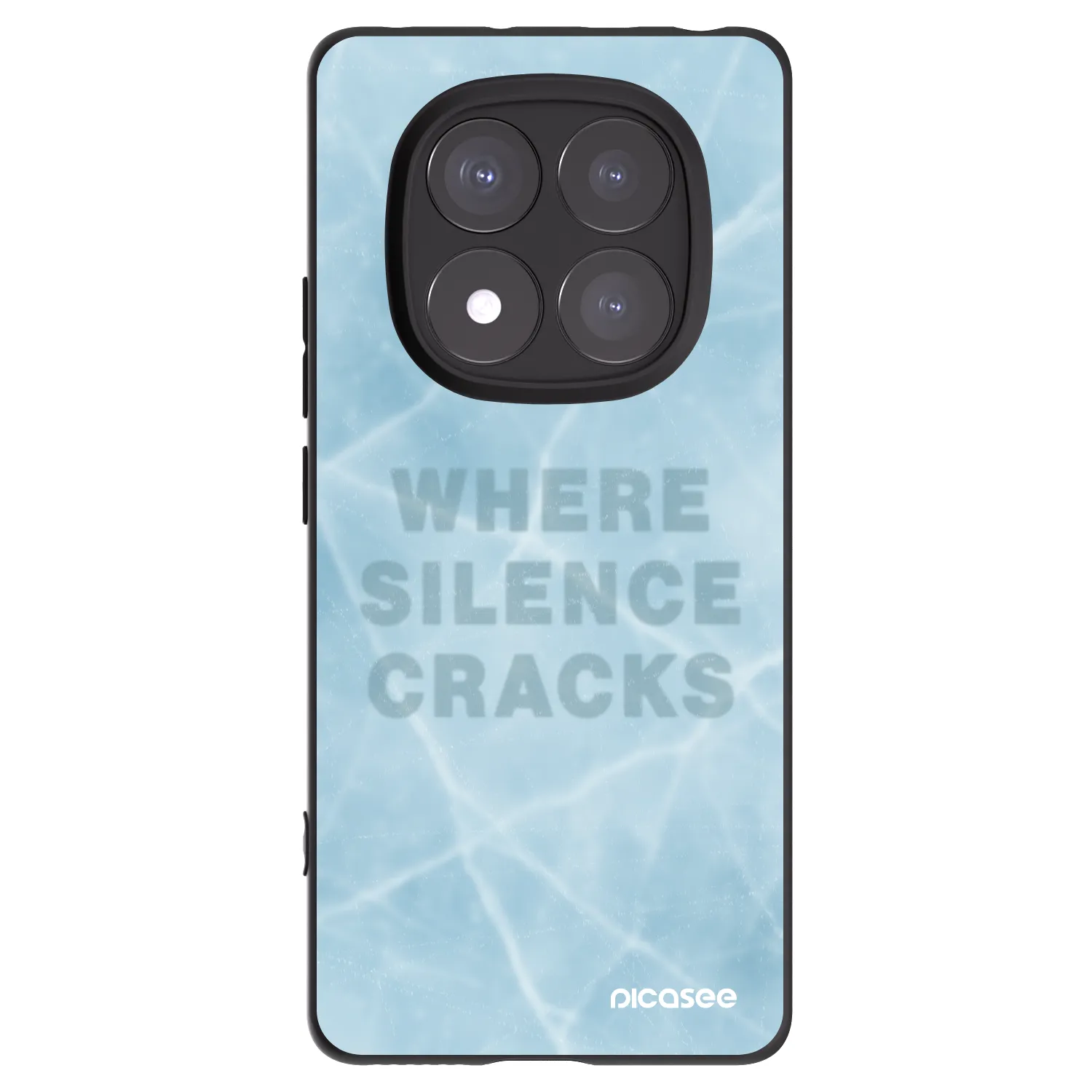 Picasee silikonski črni ovitek za Xiaomi Redmi Note 14 Pro+ 5G - SILENCE