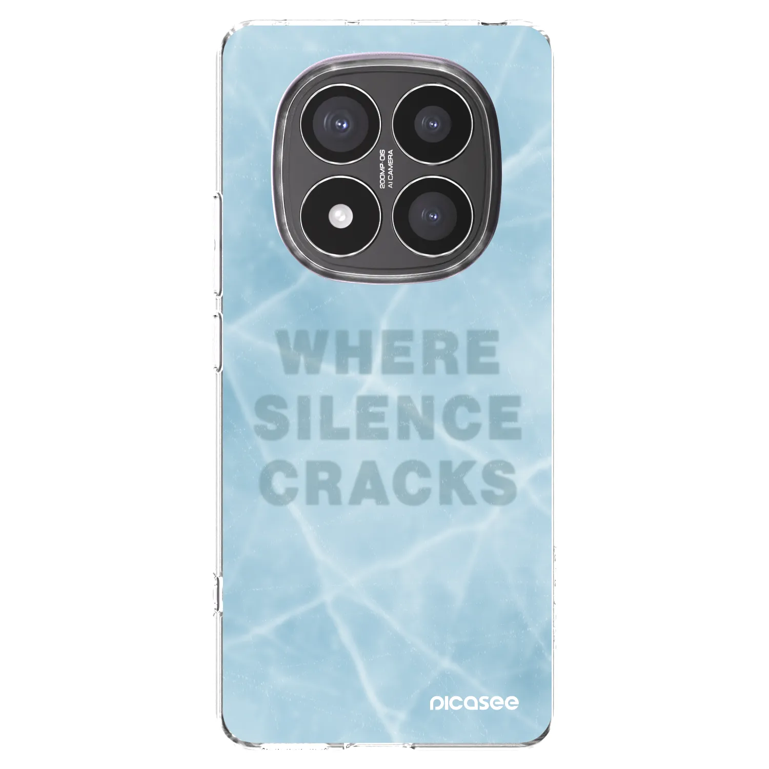 Picasee silikonski prozorni ovitek za Xiaomi Redmi Note 14 Pro+ 5G - SILENCE