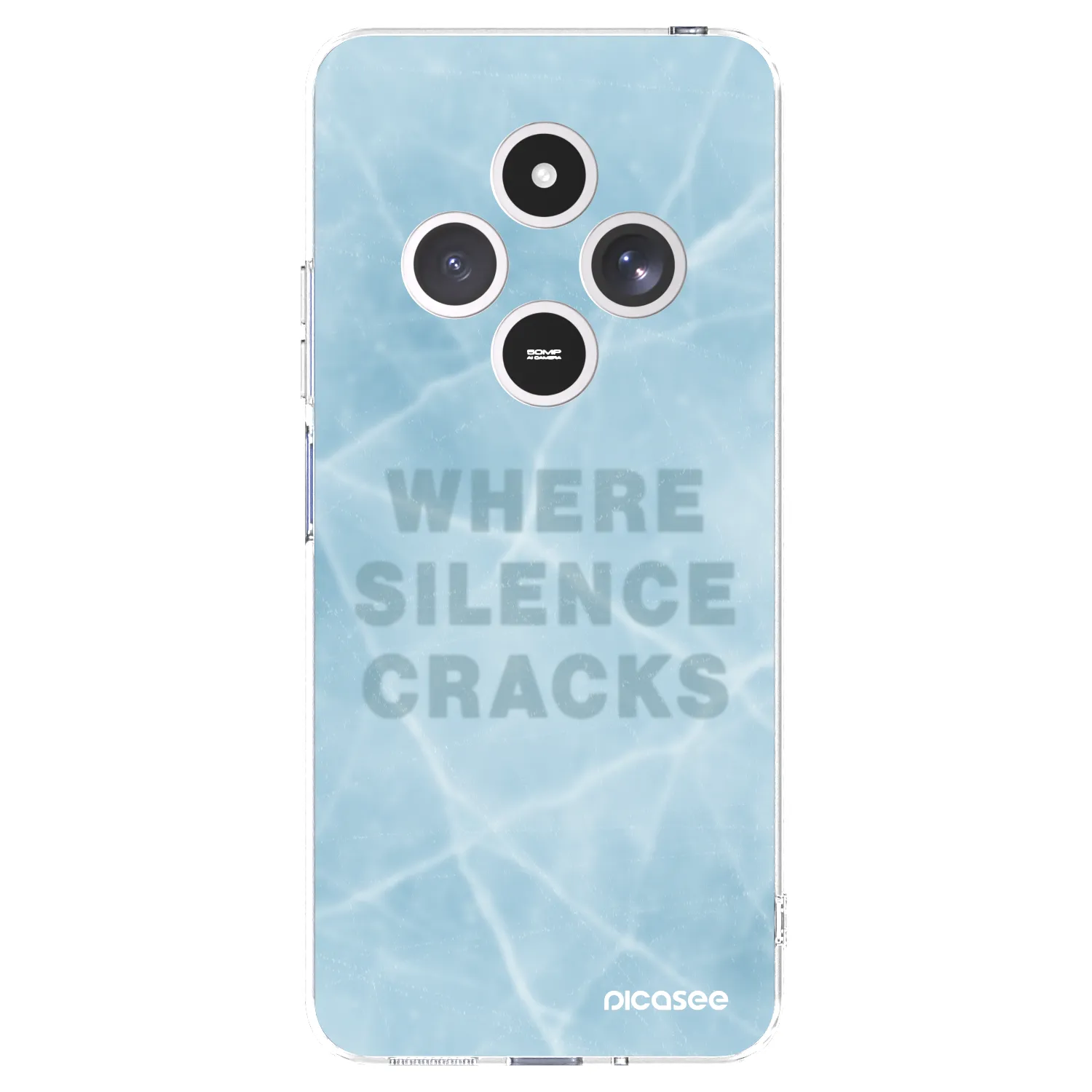 Picasee silikonski prozorni ovitek za Xiaomi Redmi 14C - SILENCE