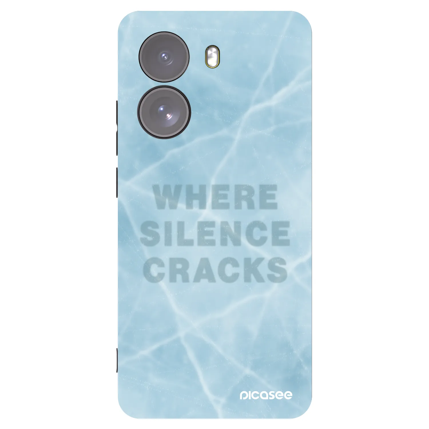 Picasee silikonski črni ovitek za Xiaomi Poco X7 - SILENCE