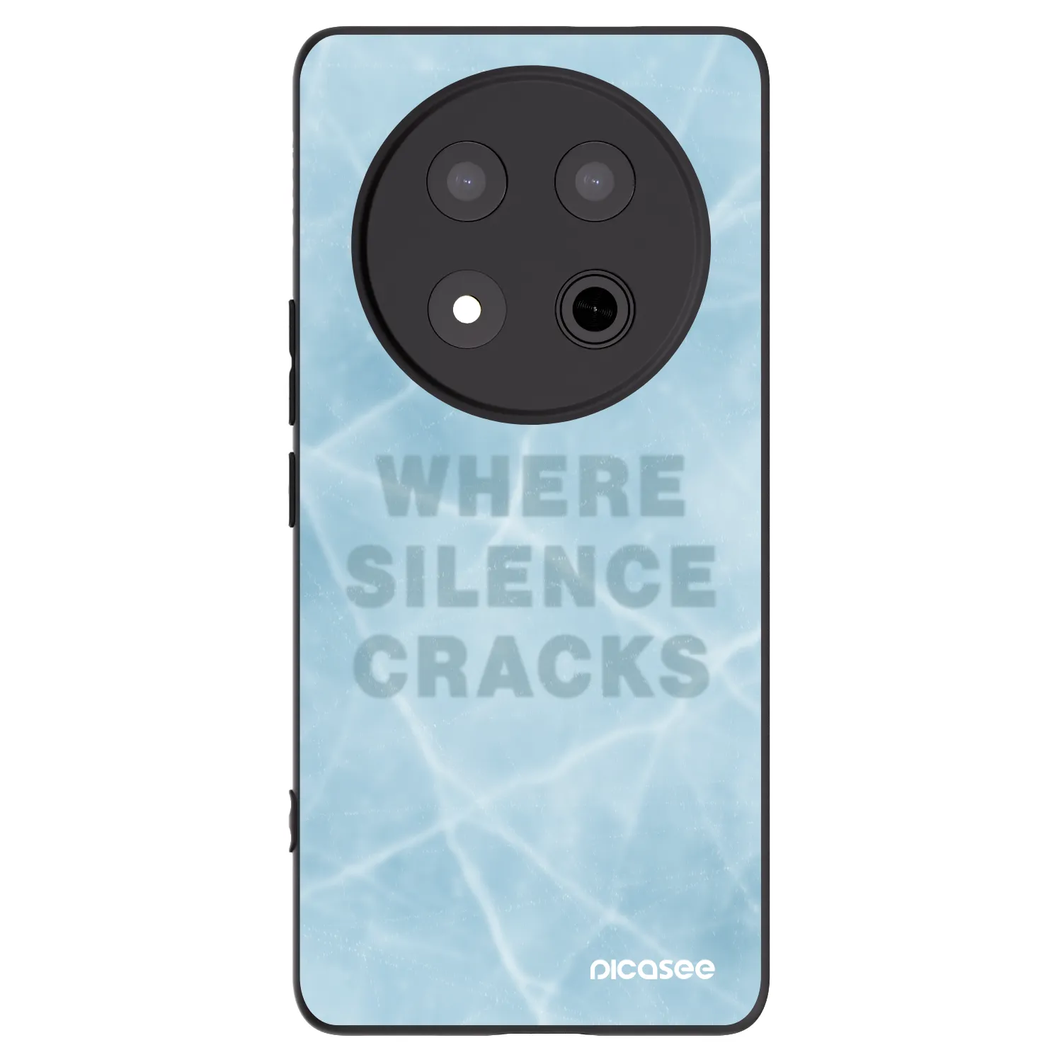 Picasee silikonski črni ovitek za Honor Magic7 Lite 5G - SILENCE