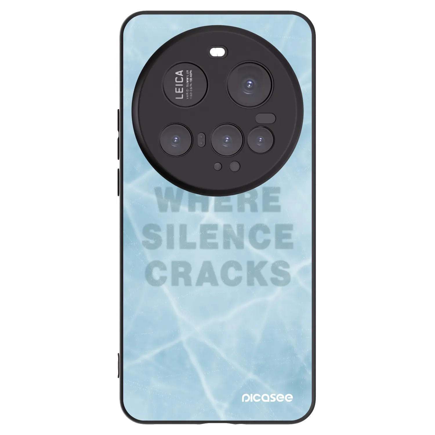 Picasee silikonski črni ovitek za Xiaomi 15 Ultra - SILENCE