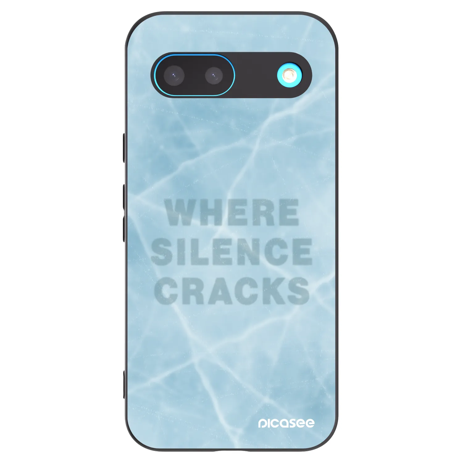 Picasee silikonski črni ovitek za Google Pixel 8 - SILENCE