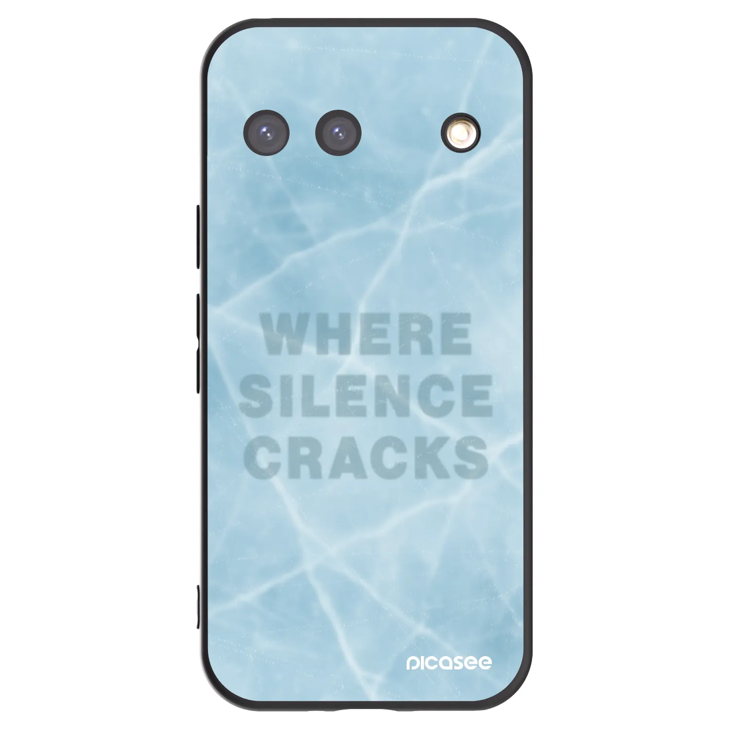 Picasee silikonski črni ovitek za Google Pixel 9 - SILENCE