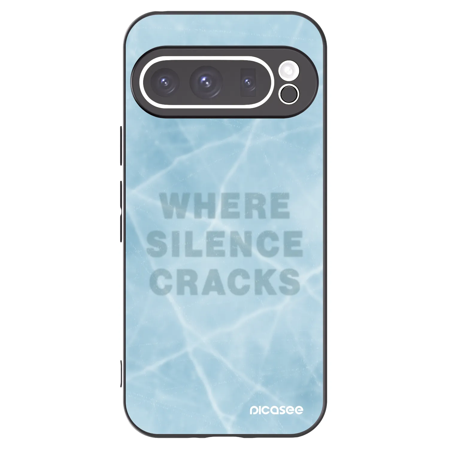 Picasee silikonski črni ovitek za Google Pixel 9 Pro - SILENCE