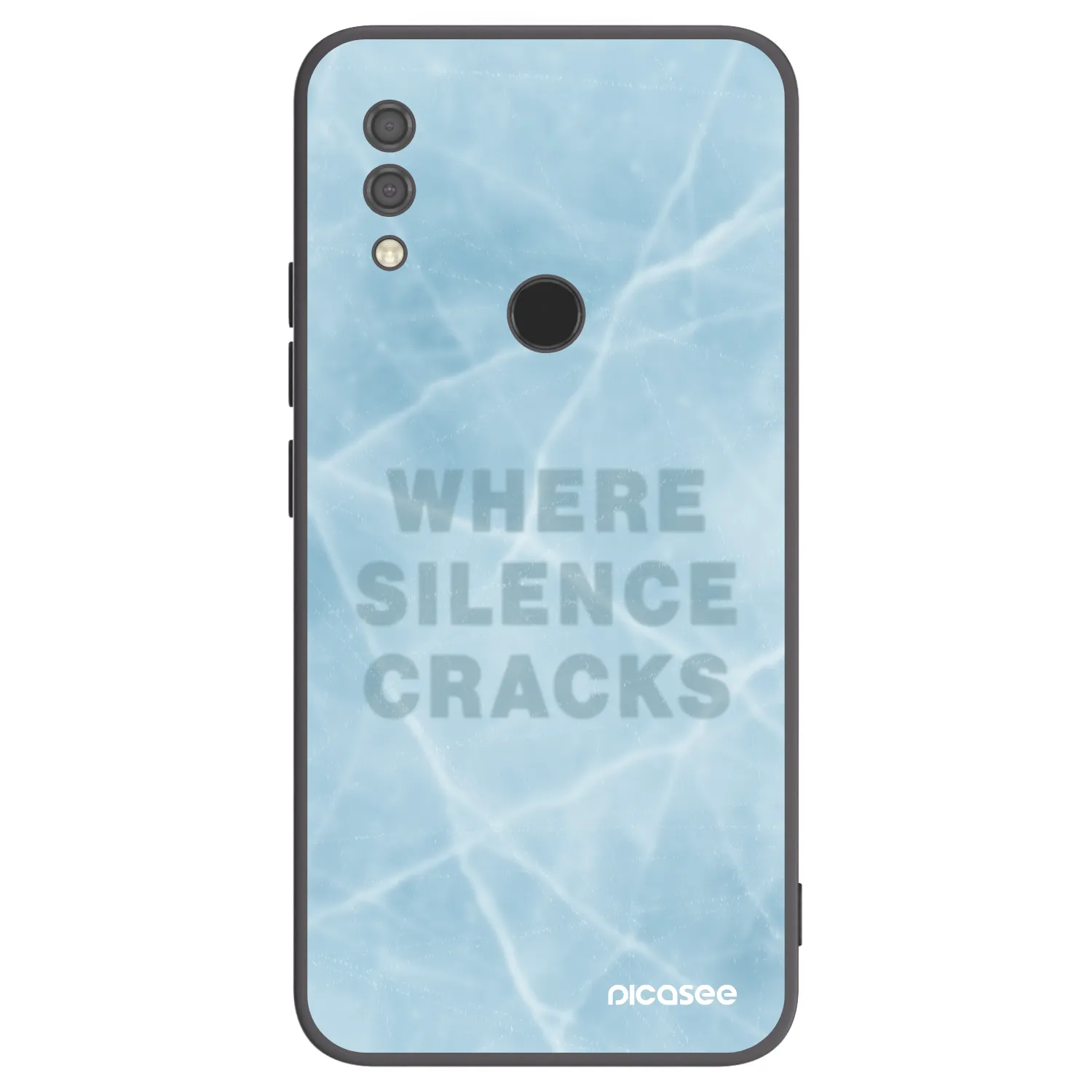 Picasee silikonski črni ovitek za Xiaomi Redmi 7 - SILENCE
