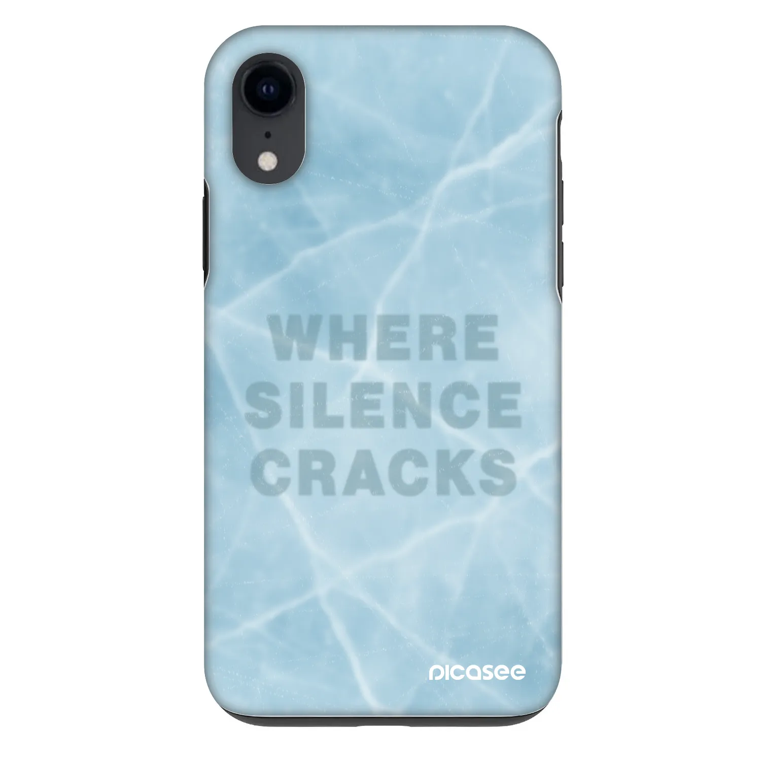 Picasee Fashion Case za Apple iPhone XR - SILENCE