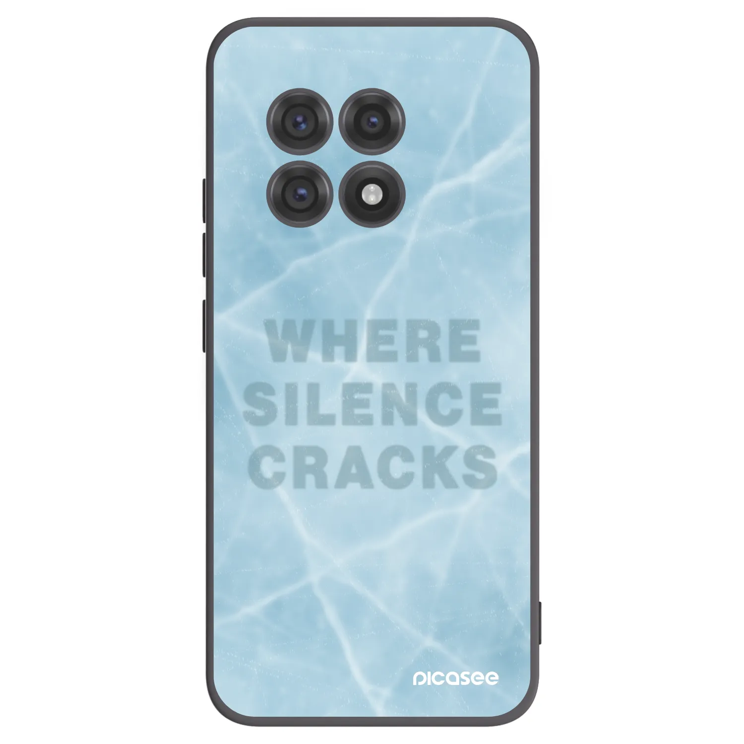 Picasee silikonski črni ovitek za OnePlus 13R 5G - SILENCE