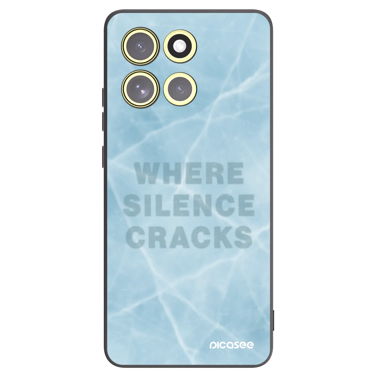 Picasee silikonski črni ovitek za Motorola Moto G86 5G - SILENCE