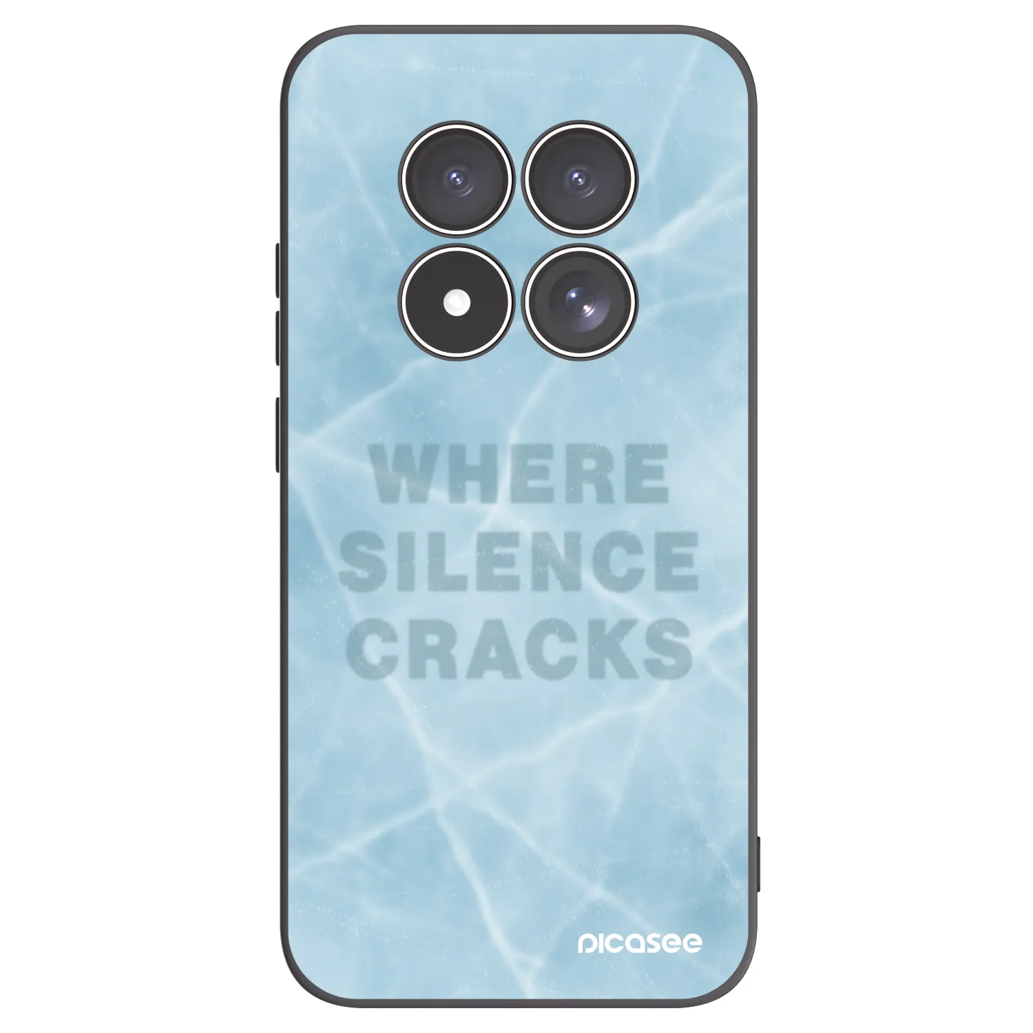 Picasee silikonski črni ovitek za Xiaomi Redmi Note 15 Pro 4G - SILENCE