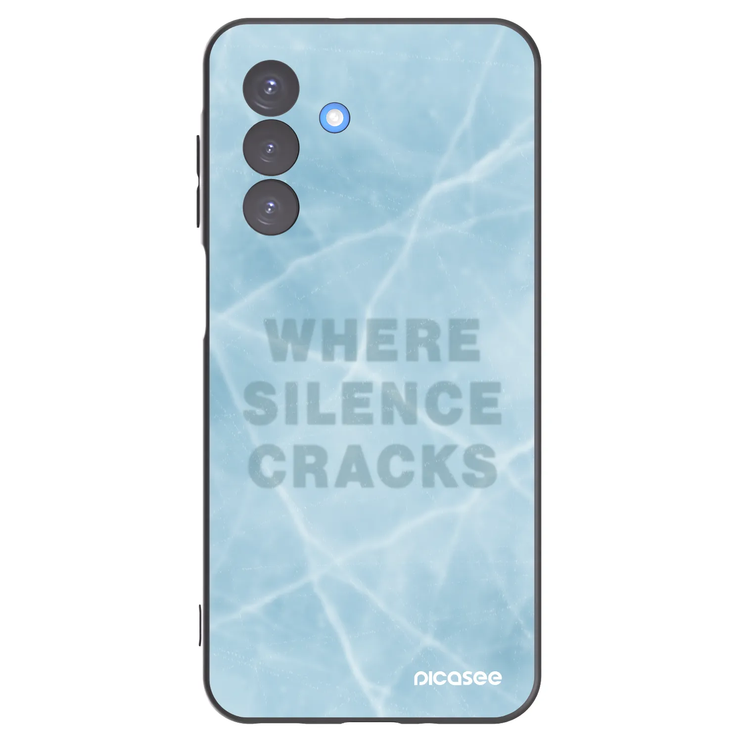 Picasee silikonski črni ovitek za Samsung Galaxy A17 5G - SILENCE
