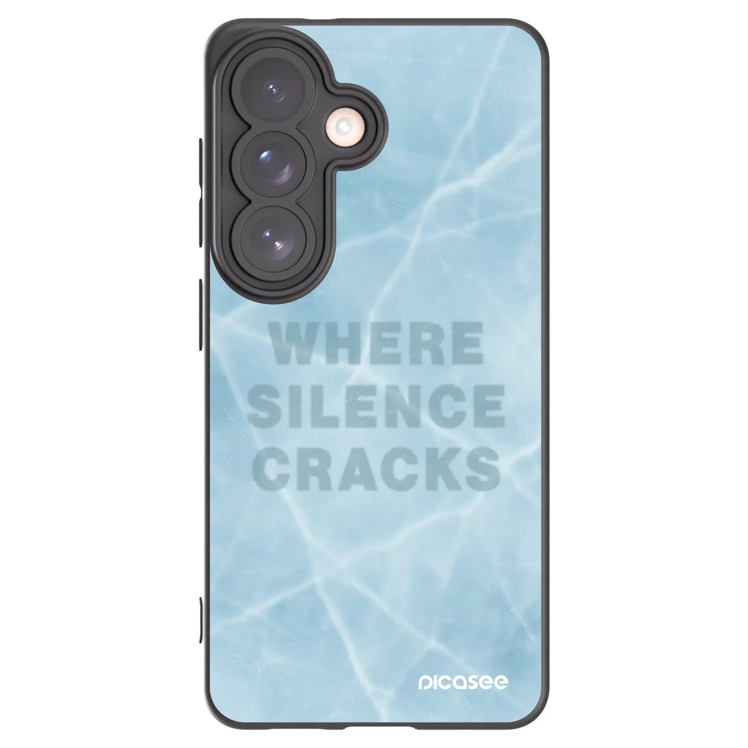 Picasee silikonski črni ovitek za Samsung Galaxy S26 - SILENCE