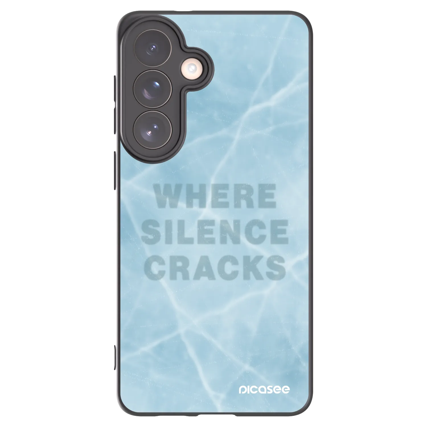Picasee silikonski črni ovitek za Samsung Galaxy S26+ - SILENCE