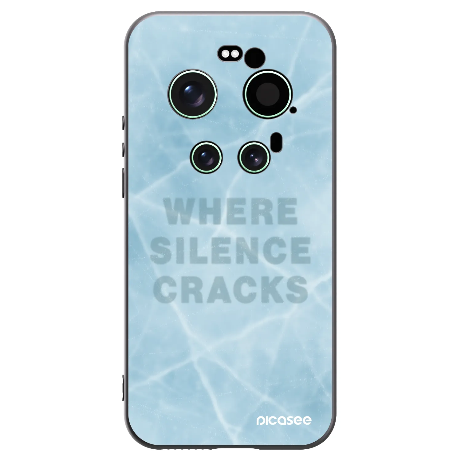 Picasee silikonski črni ovitek za Xiaomi 17 Ultra - SILENCE