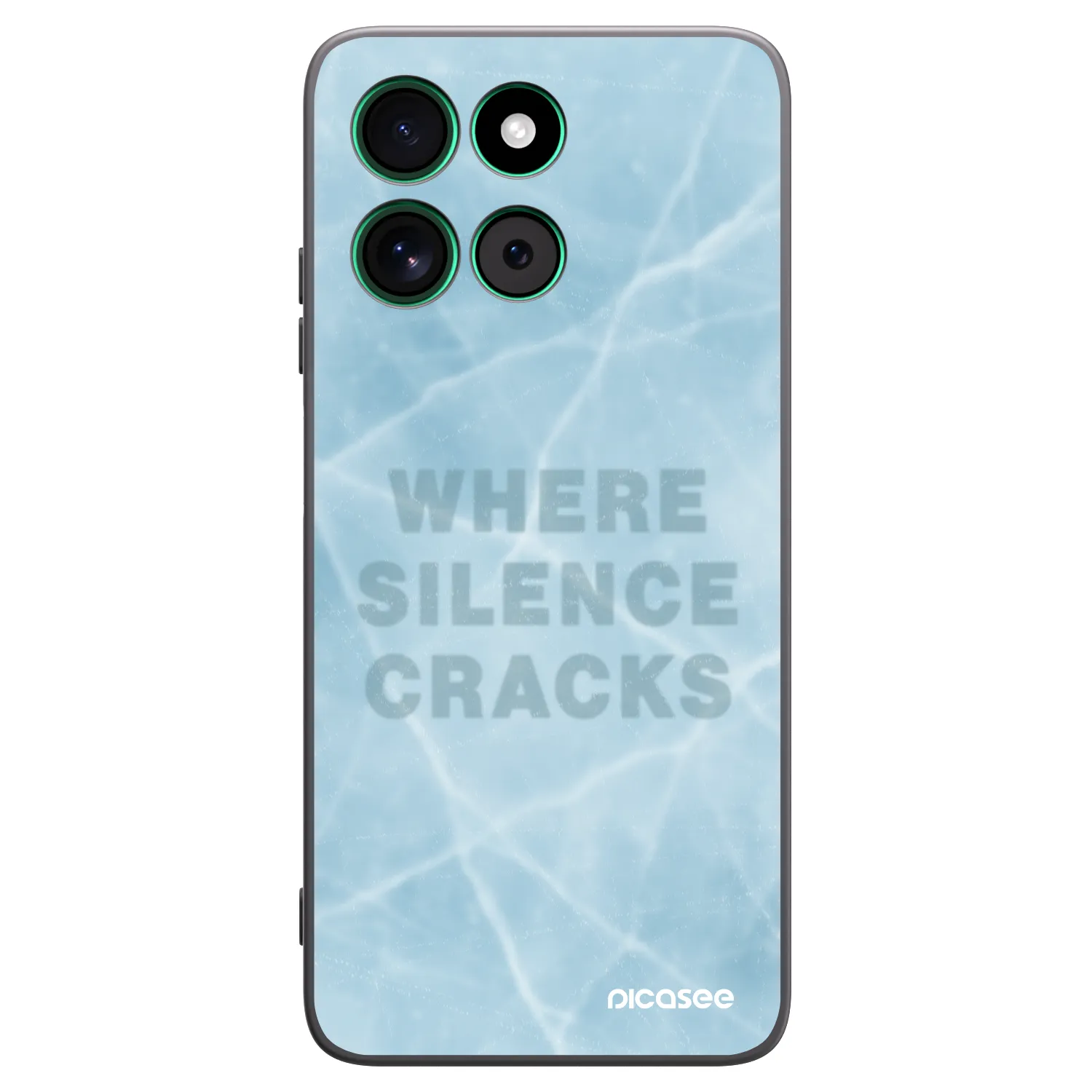 Picasee silikonski črni ovitek za Motorola Moto G57 Power - SILENCE