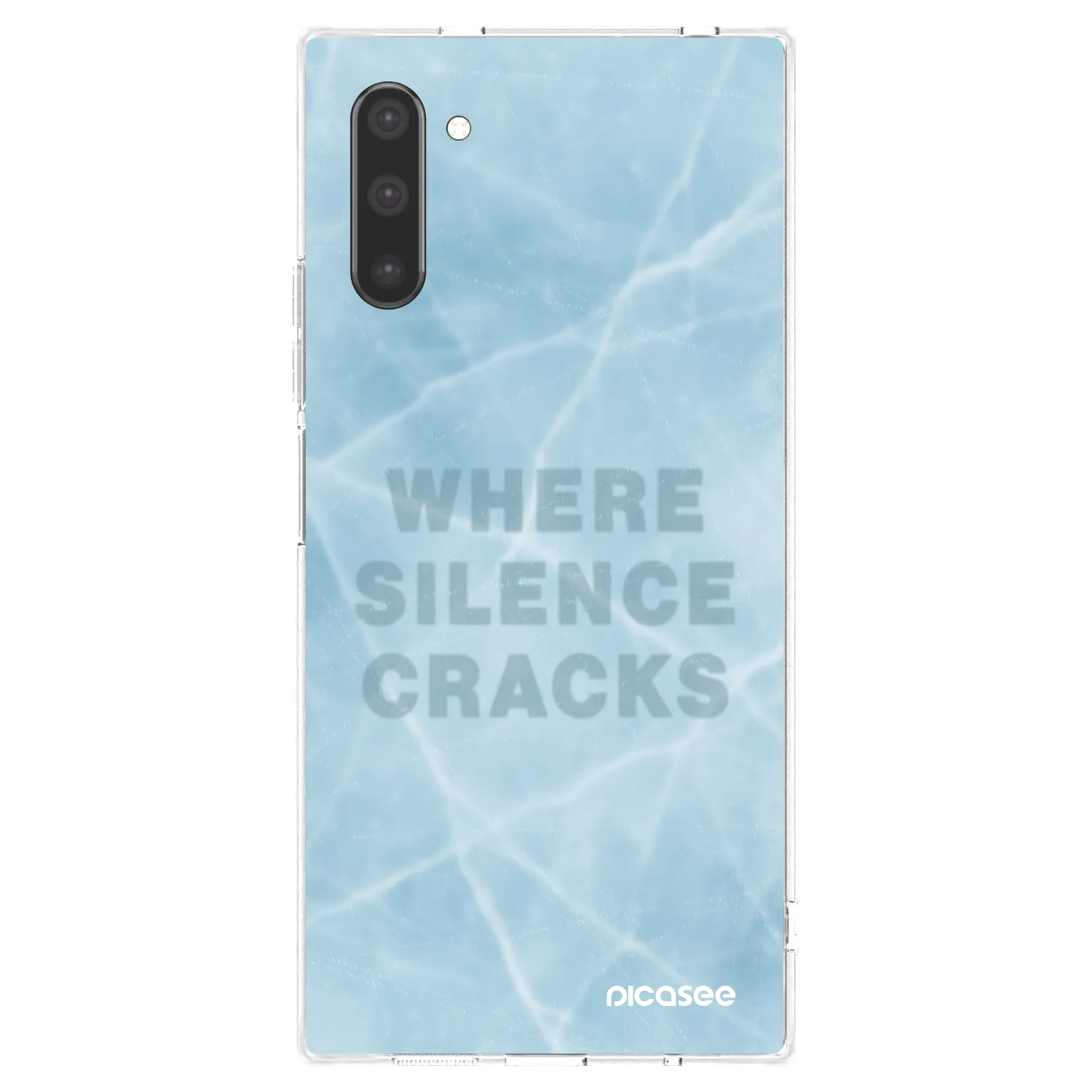 Picasee silikonski prozorni ovitek za Samsung Galaxy Note 10 N970F - SILENCE