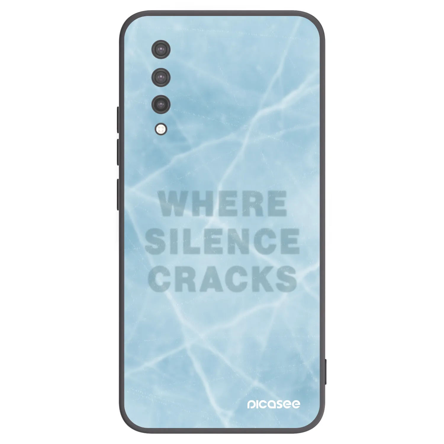 Picasee silikonski črni ovitek za Xiaomi Mi 9 Lite - SILENCE