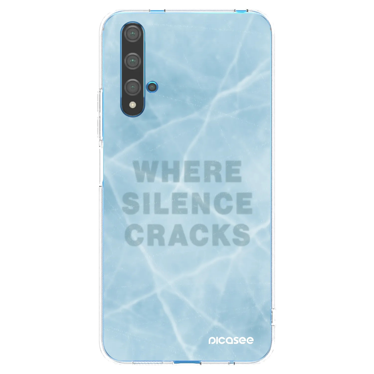 Picasee silikonski prozorni ovitek za Huawei Nova 5T - SILENCE