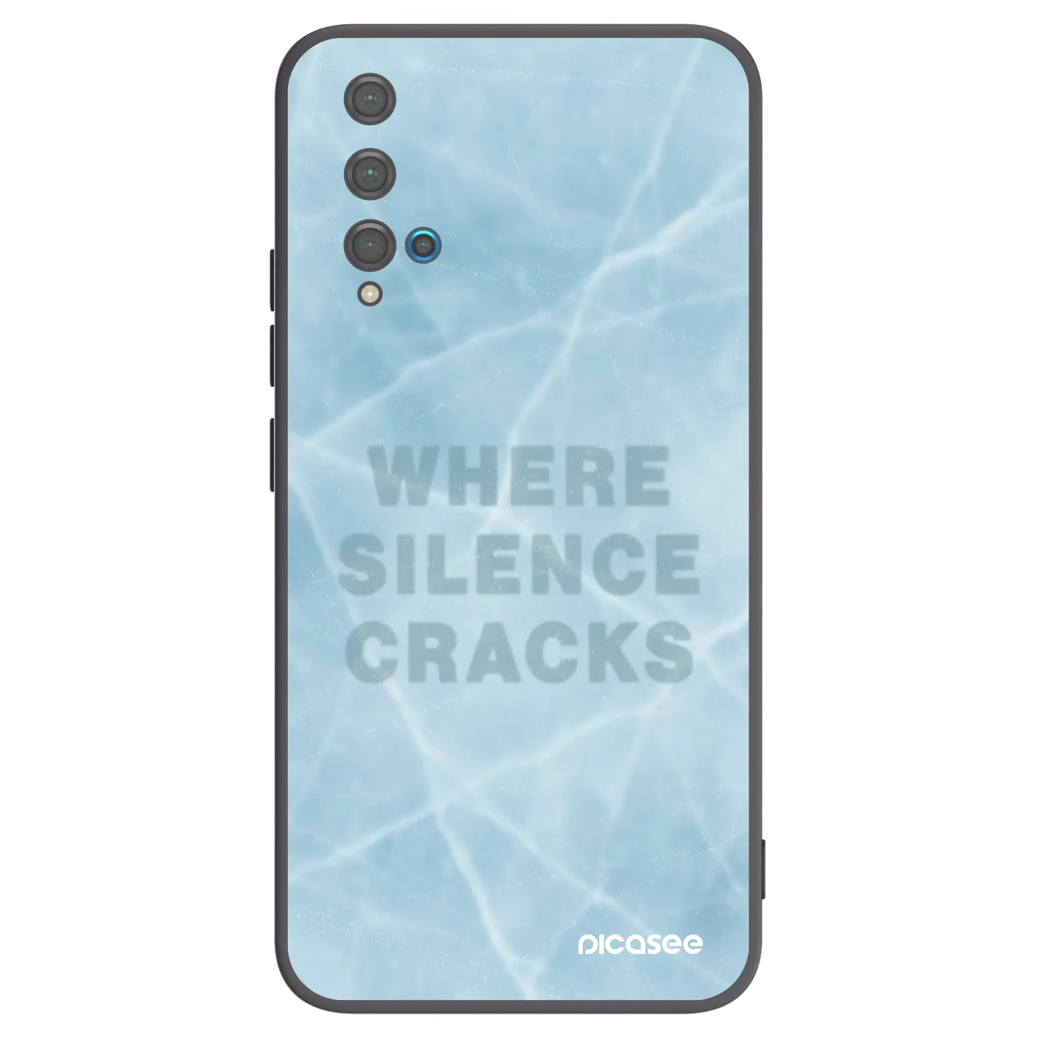Picasee silikonski črni ovitek za Huawei Nova 5T - SILENCE