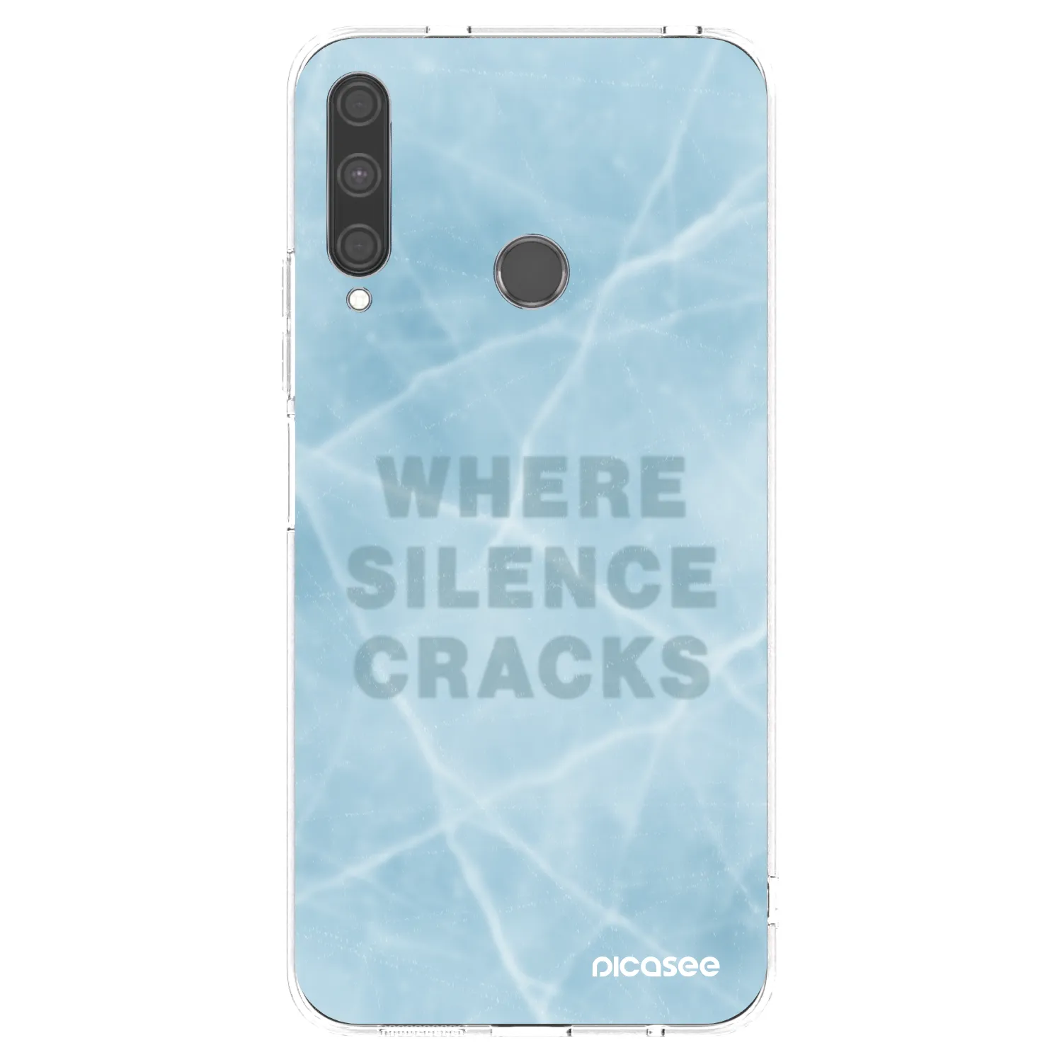 Picasee silikonski prozorni ovitek za Huawei P40 Lite E - SILENCE