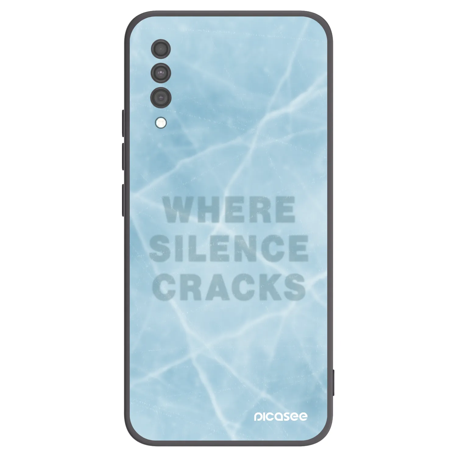 Picasee silikonski črni ovitek za Samsung Galaxy A30s A307F - SILENCE